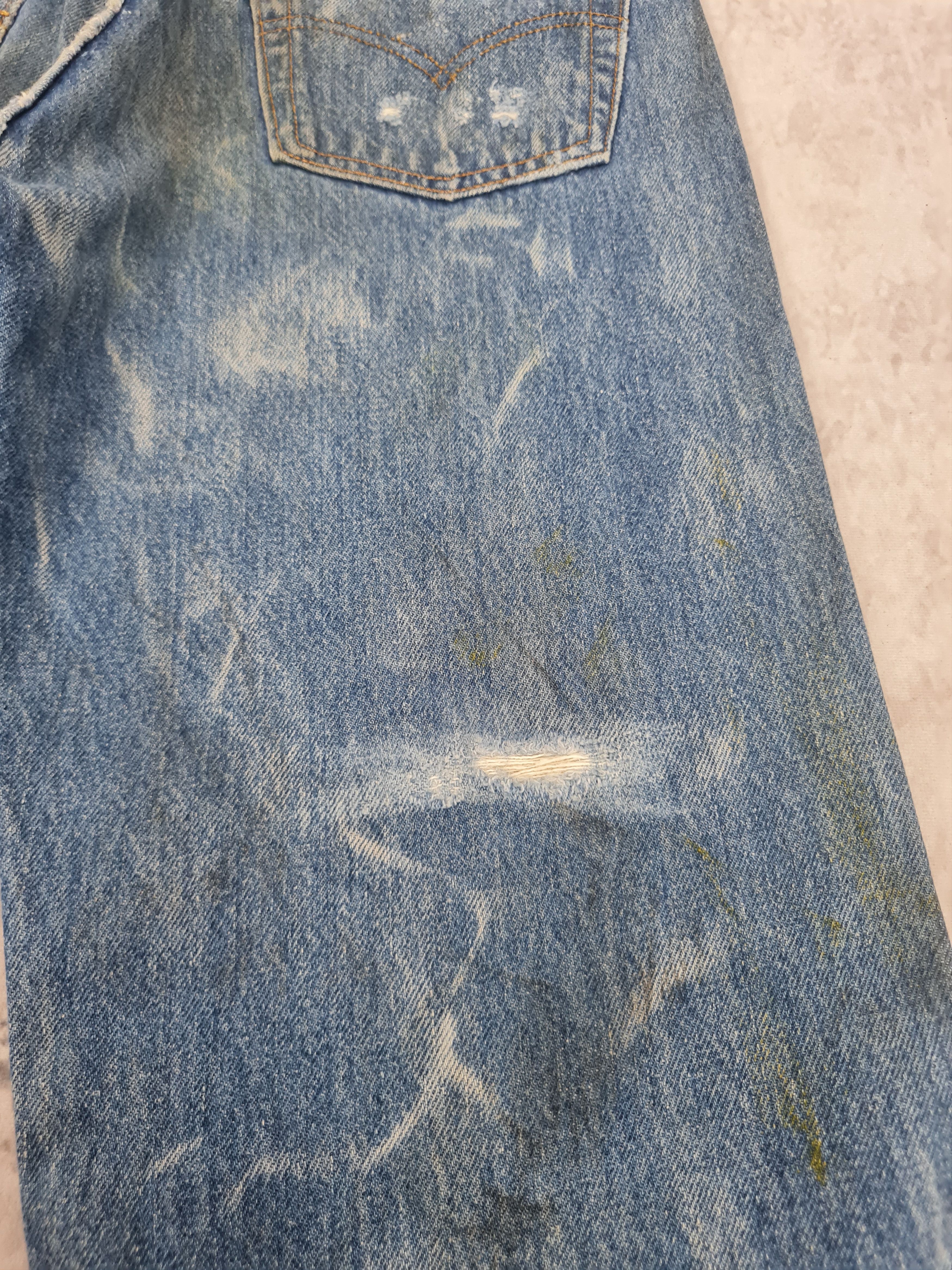 Levi's Vintage Clothing Vtg 90's LEVIS 501 Bleach Design Rust Jeans L0403 Size 30X31 Size US 30 / EU 46 - 12 Thumbnail