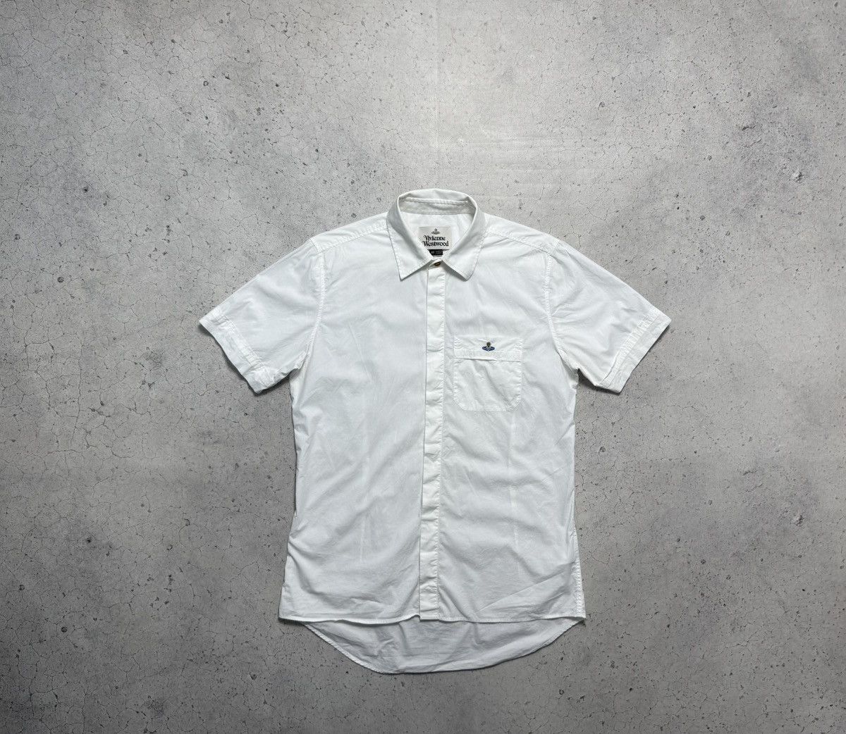 Vivienne Westwood Vivienne Westwood Luxury Short Sleeve Button Up Shirt White Size US M / EU 48-50 / 2 - 2 Thumbnail