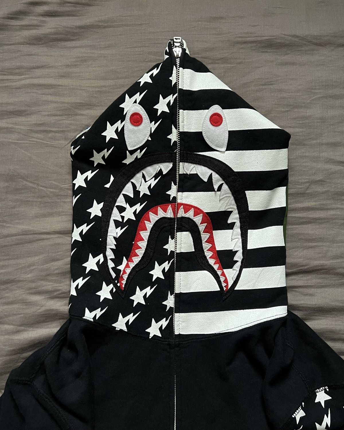 Bape Sta Shark Full Zip Hoodie Size US XL / EU 56 / 4 - 4 Thumbnail