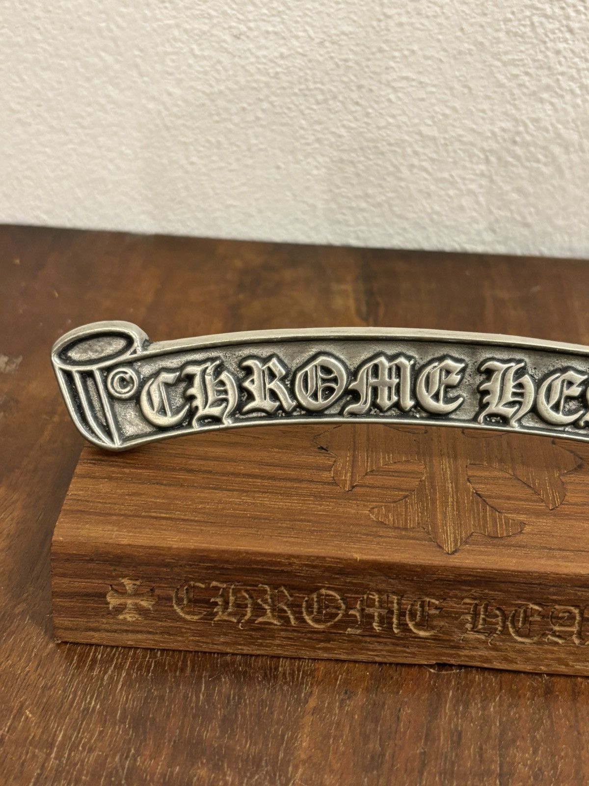 Chrome Hearts *RARE* CHROME HEARTS DISPLAY SCROLL PLAQUE Size ONE SIZE - 2 Thumbnail