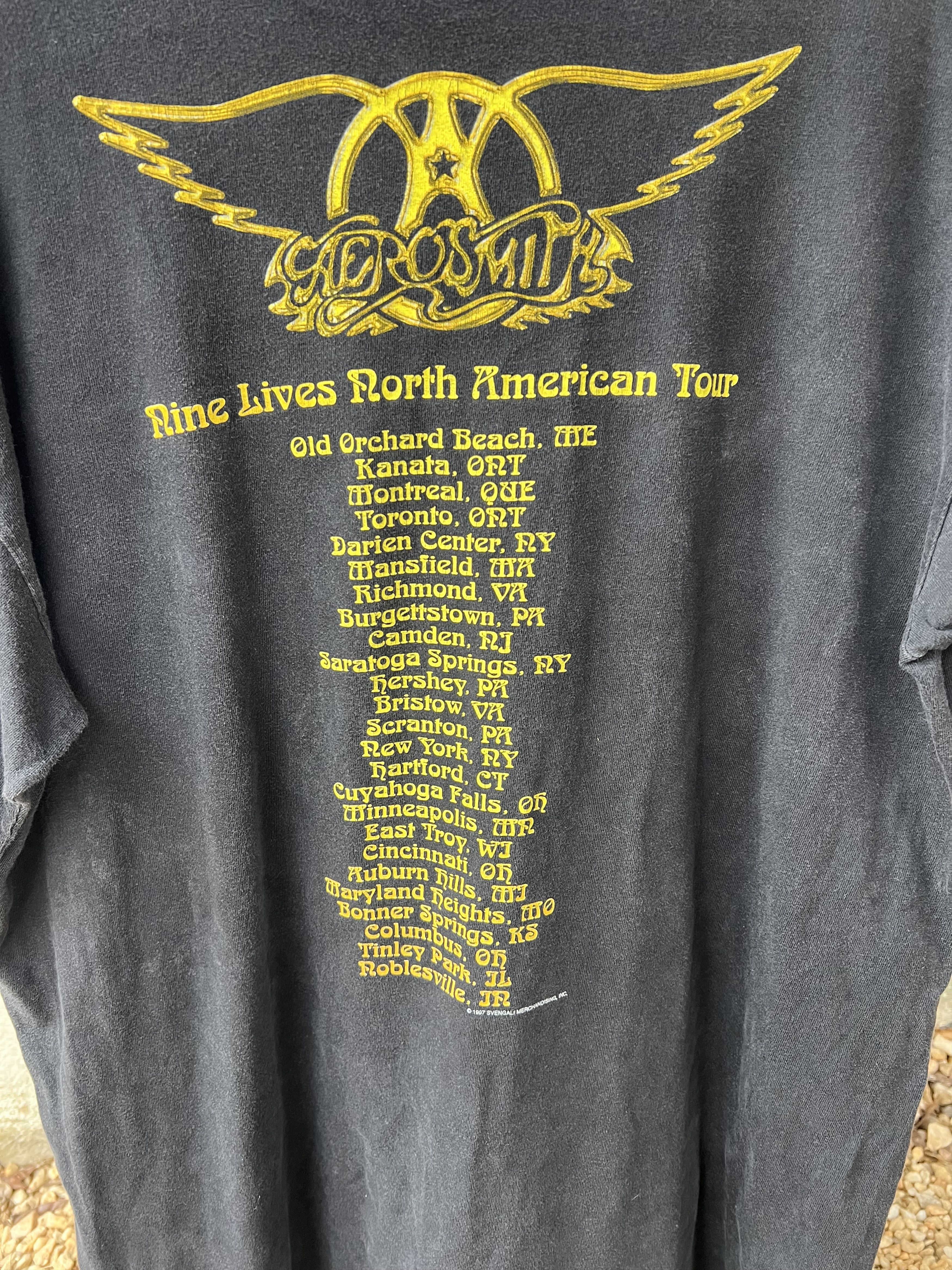 Aerosmith 1997 Aerosmith Nine Lives North American Tour Size US XL / EU 56 / 4 - 8 Thumbnail