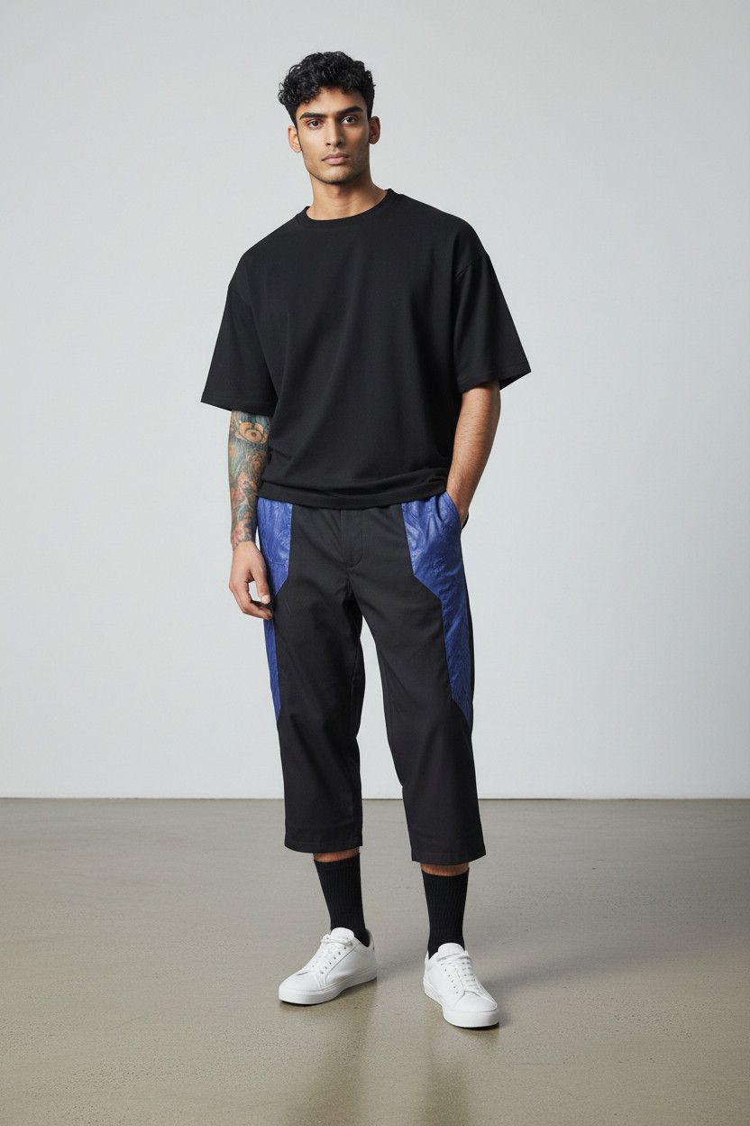 Other Leather Pants Electric Blue Cropped Pants Size US 32 / EU 48 - 2 Thumbnail