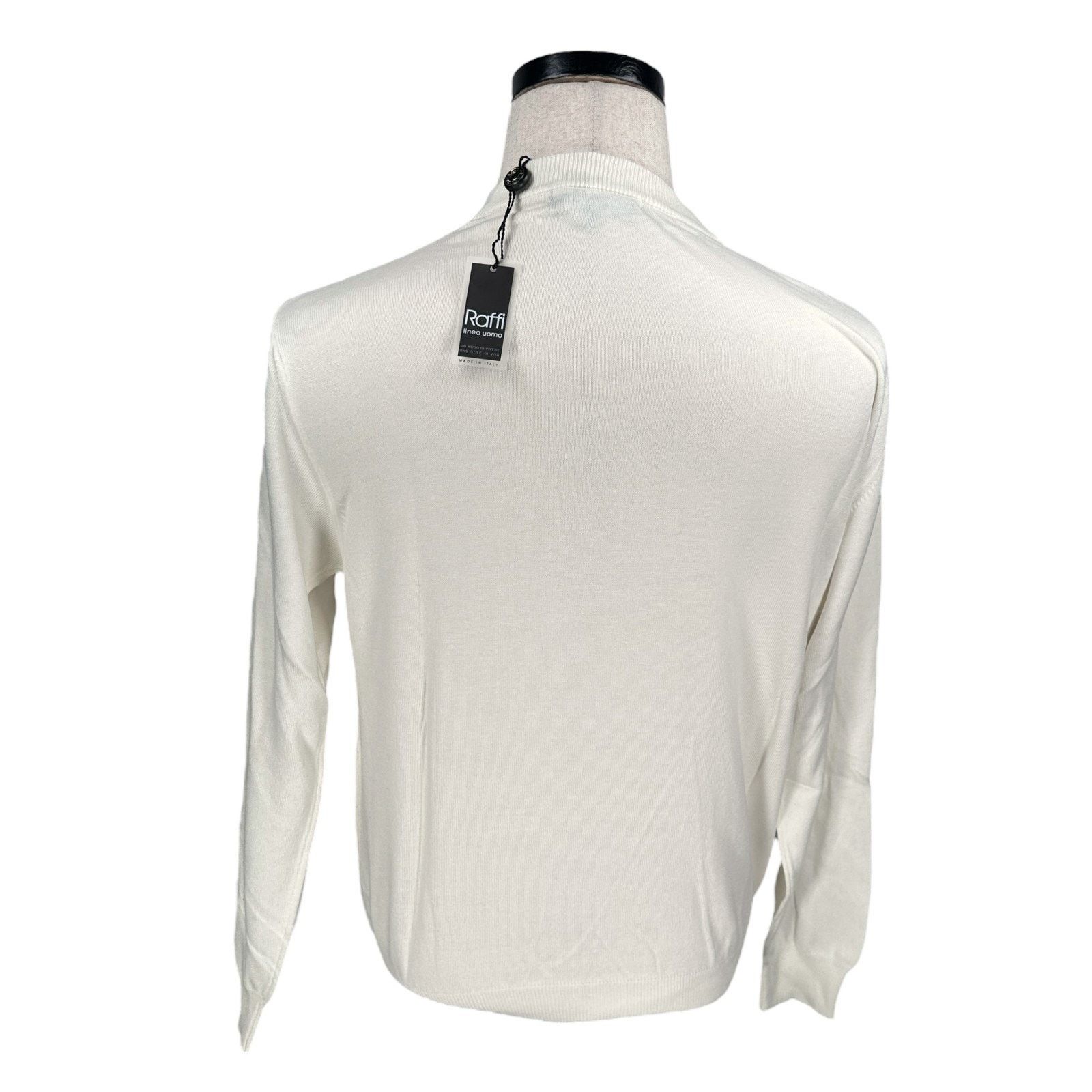 Other Raffi Linea Uomo Sweater Men’s Small Ivory Lightweight New Size US S / EU 44-46 / 1 - 2 Thumbnail