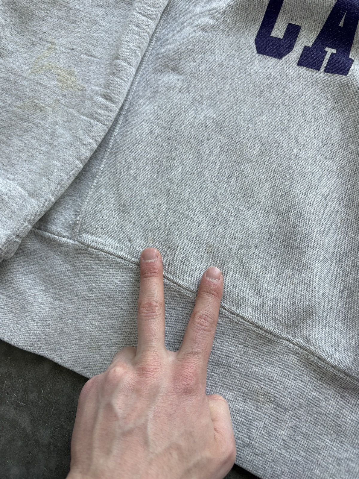 Soffe Vintage 90s Western Carolina Reverse Weave Style Sweatshirt Size US L / EU 52-54 / 3 - 8 Thumbnail