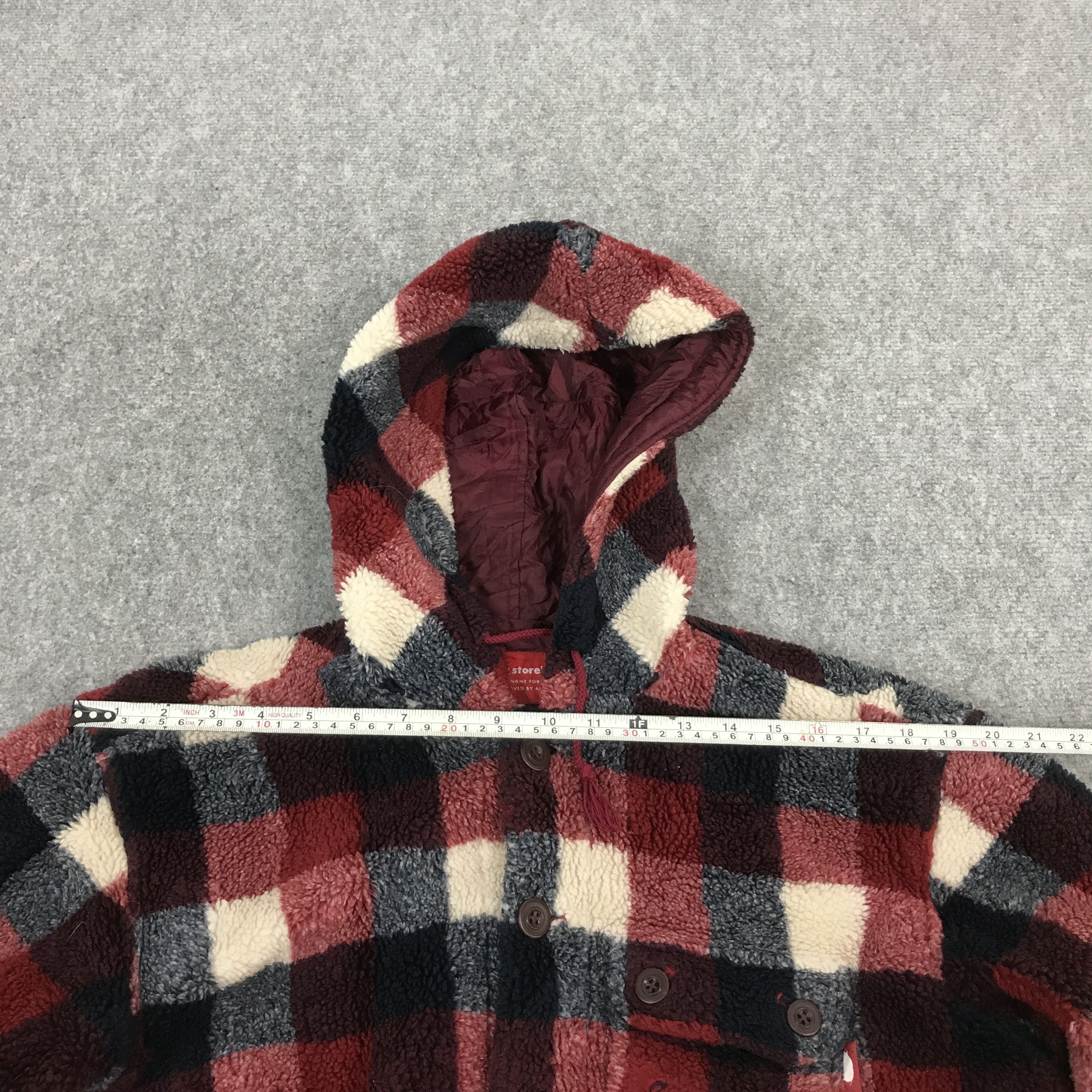 Japanese Brand drug store's multi pocket Japan Sherpa button up jacket Size US L / EU 52-54 / 3 - 8 Thumbnail