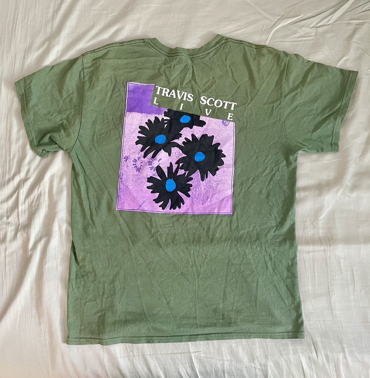 Free World × Travis Scott Astroworld тяаvis $COTT daisy shirt Size US L / EU 52-54 / 3 - 3 Thumbnail
