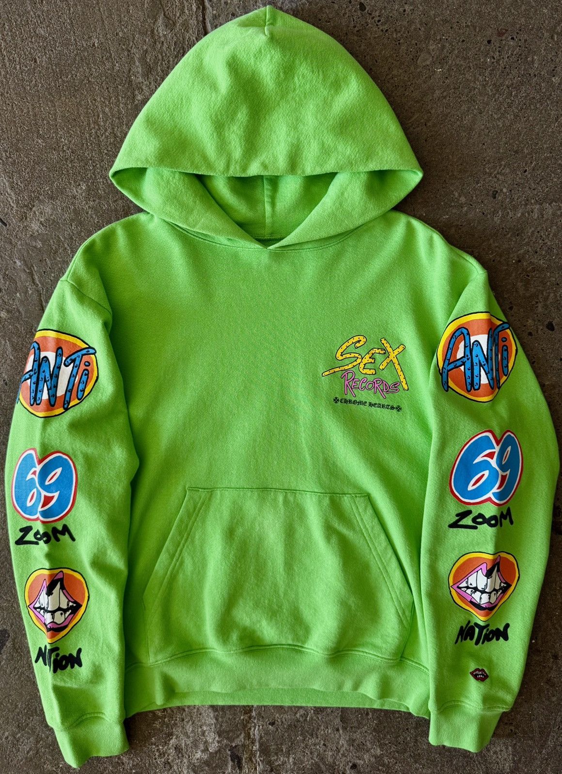 Chrome Hearts Chrome Hearts - Matty Boy - Sex Records - Citrus Hoodie Size US M / EU 48-50 / 2 - 5 Thumbnail