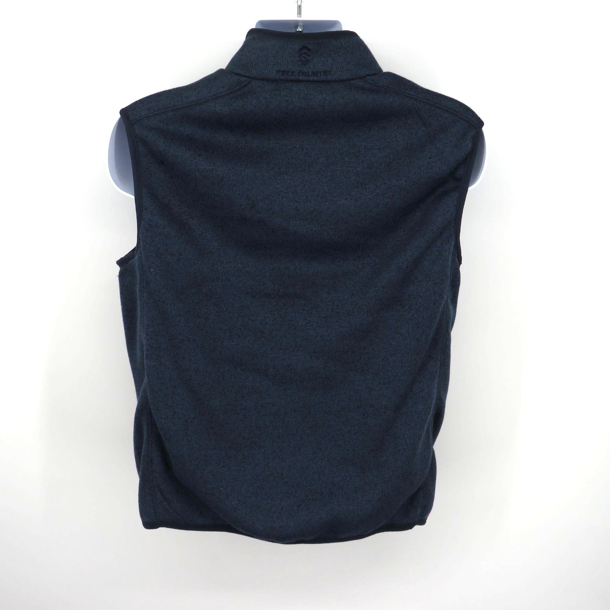 Free Country Free Country Mens Small Navy Full-Zip Fleece Vest With Pocke Size US S / EU 44-46 / 1 - 3 Thumbnail