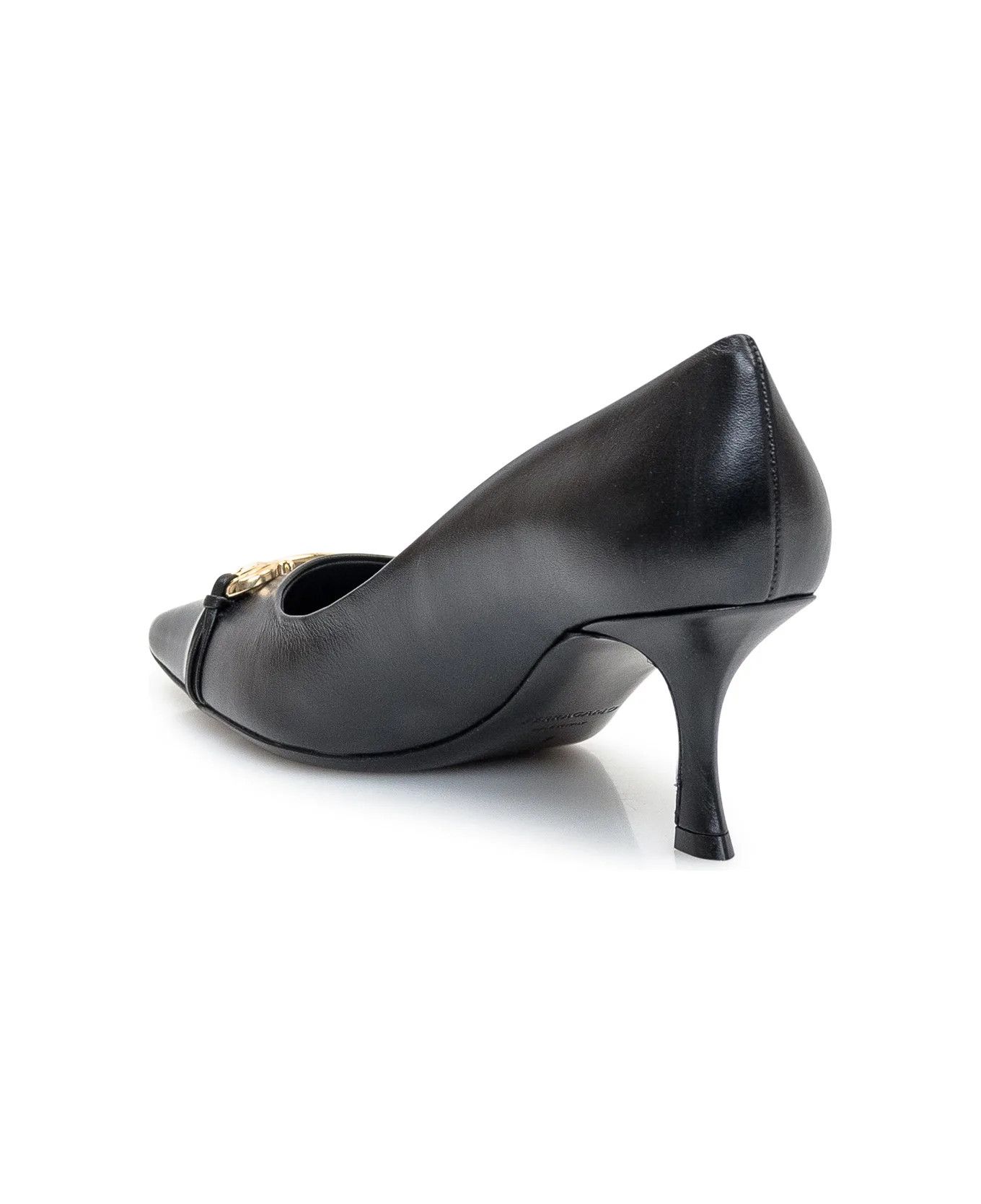 Salvatore Ferragamo o1y0426 Spool Heel Pumps in Black Size US 6 / IT 36 - 3 Thumbnail