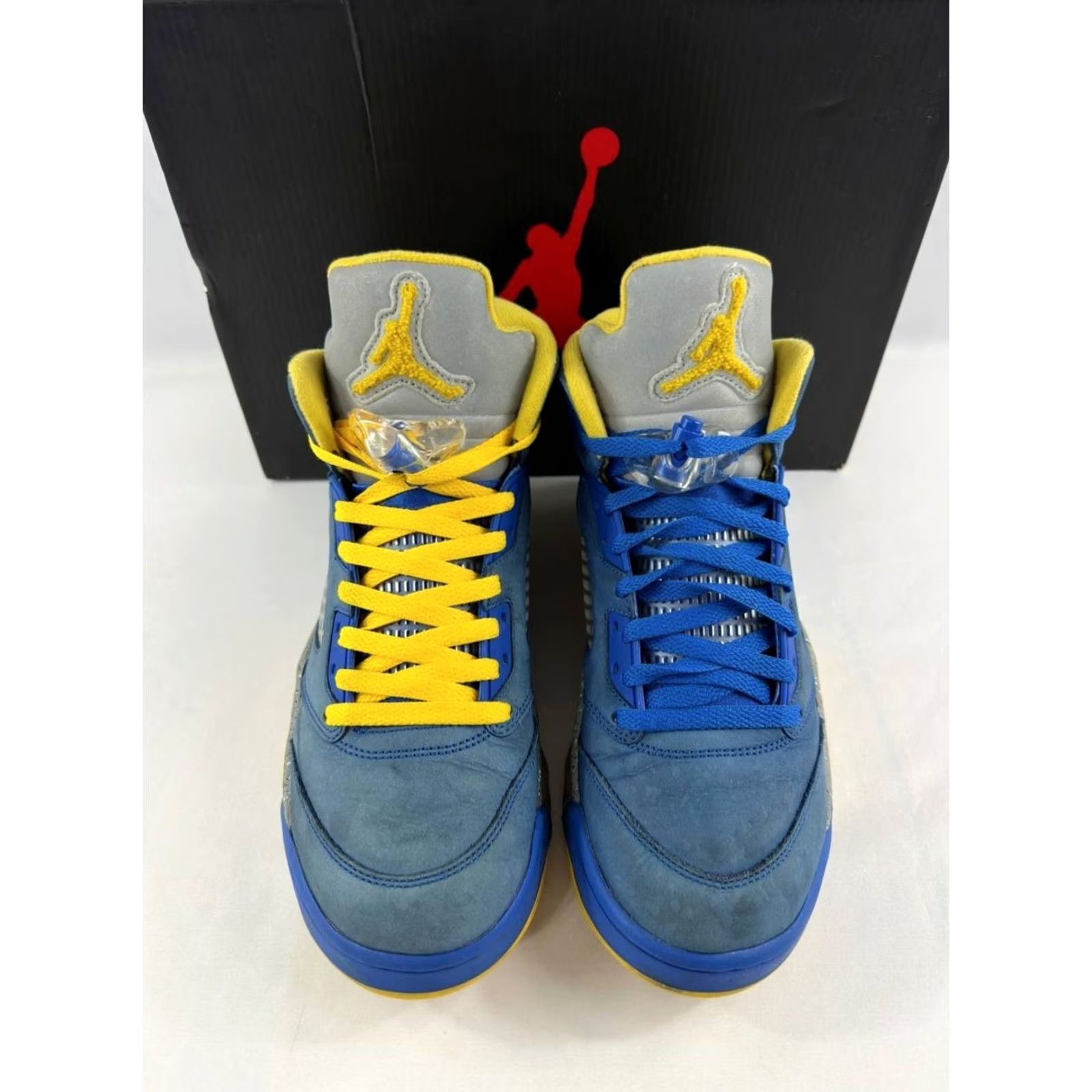 Jordan Brand Nike Air Jordan 5 Retro Laney CD2720-400 Men Size 10 Blue Sneakers Size US 10 / EU 43 - 3 Thumbnail