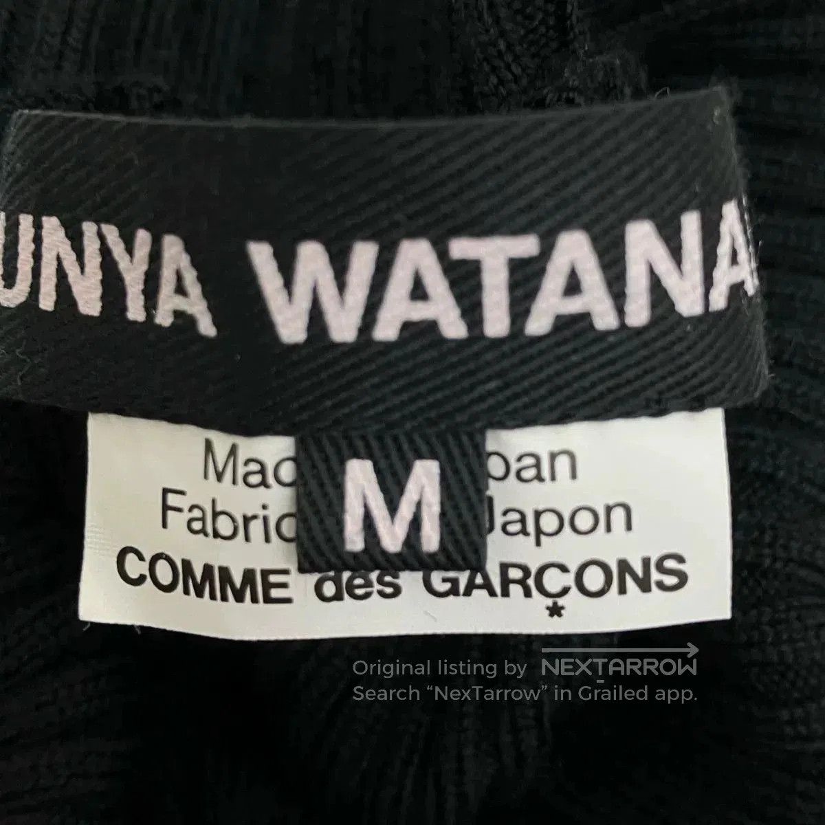 Junya Watanabe sculptural black wool knit top by junya watanabe. Size US M / EU 48-50 / 2 - 9 Thumbnail