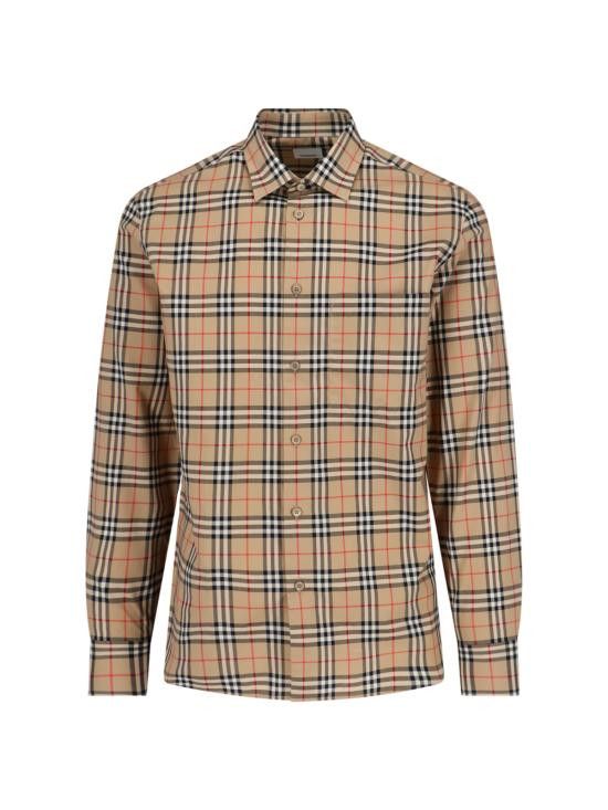 Burberry BURBERRY Men Long Tops 8070582 A7028 Beige Size US XL / EU 56 / 4 - 1 Thumbnail