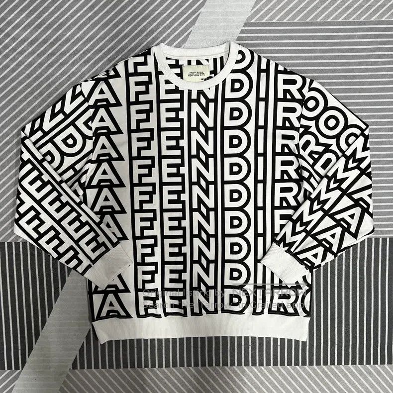 Fendi Fendi Capsule Series SS23 Roma Letter Logo Printed Knit Sw Size US XL / EU 56 / 4 - 6 Thumbnail