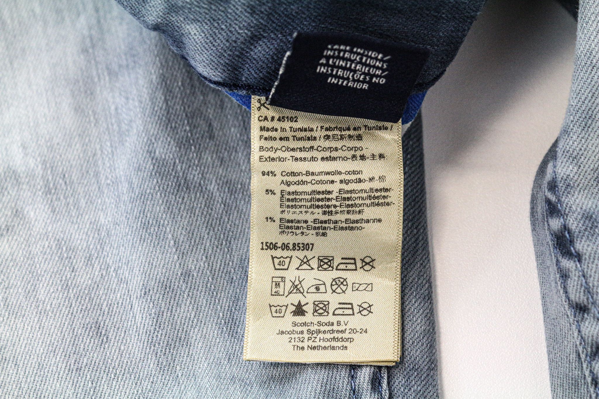 Scotch & Soda SKIM W29/L34 Blue Skinny Stretch Zipped Jeans 75631 Size US 29 - 7 Thumbnail