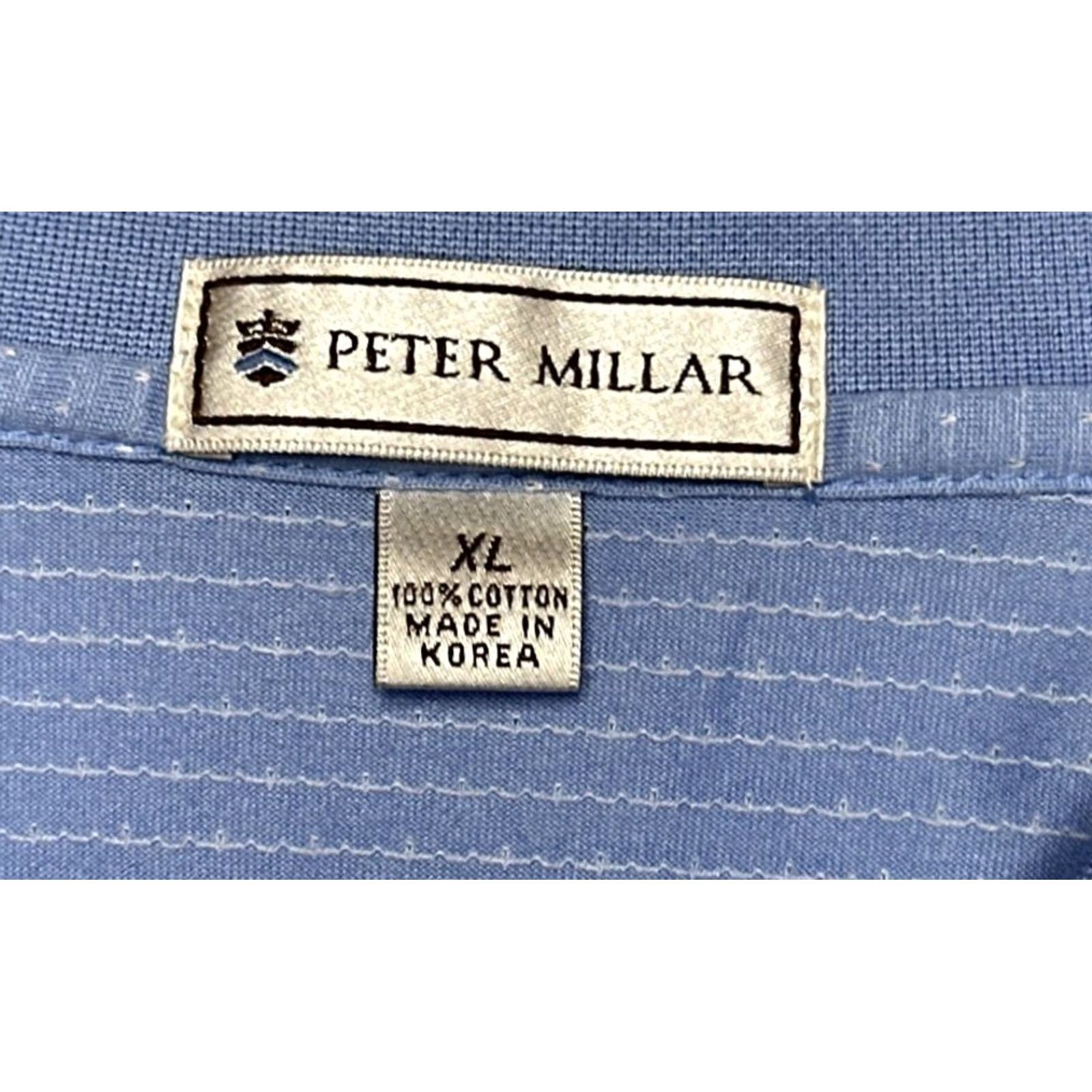 Peter Millar Peter Millar Polo Shirt Men XLT The Players Championship TPC Sawgrass Summer Comfort Geometric Blue Size US XL / EU 56 / 4 - 3 Thumbnail