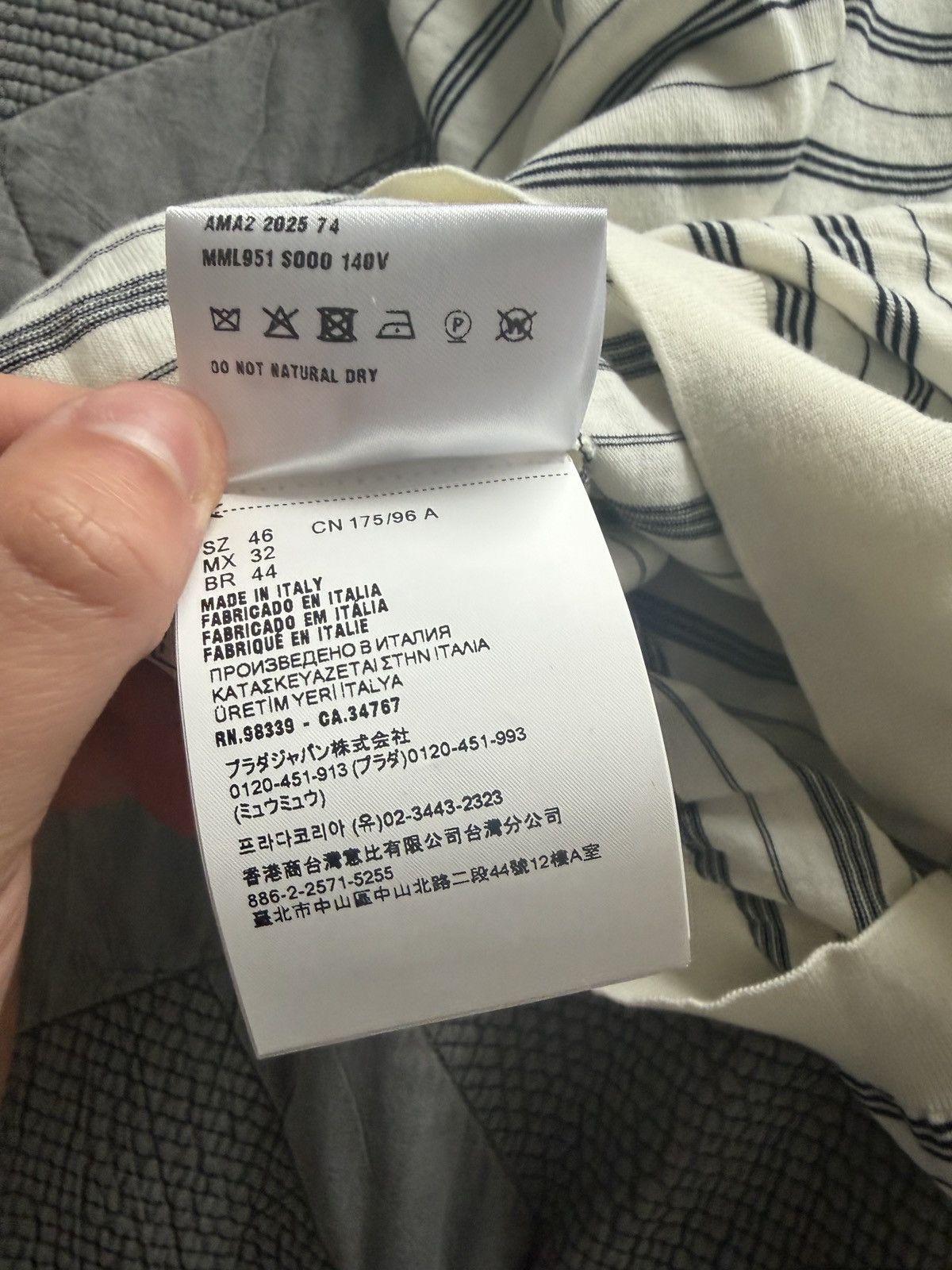 Miu Miu Miu Miu striped polo Size US S / EU 44-46 / 1 - 4 Thumbnail