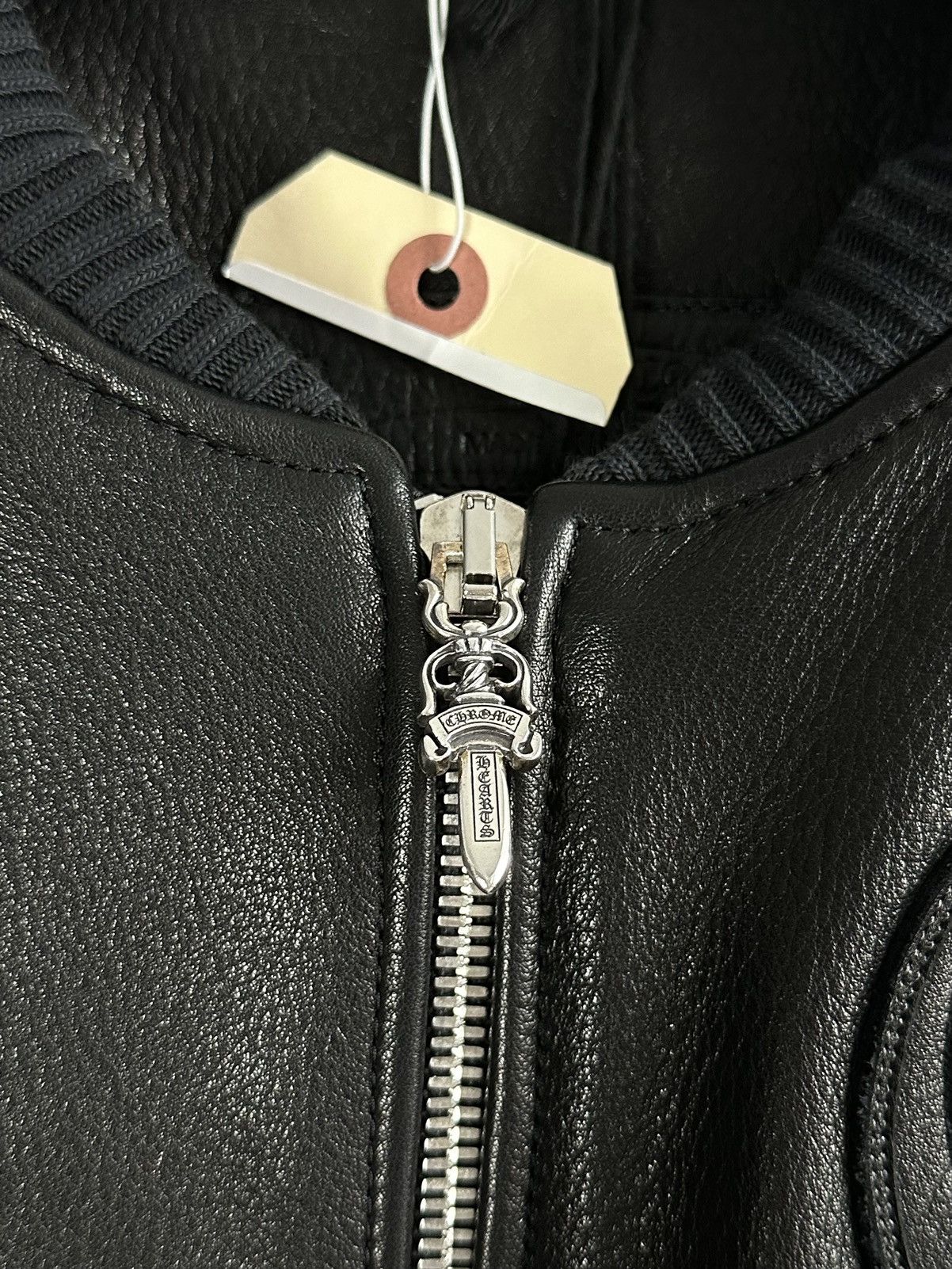 Chrome Hearts Chrome Hearts Leather Bomber Size US S / EU 44-46 / 1 - 4 Thumbnail