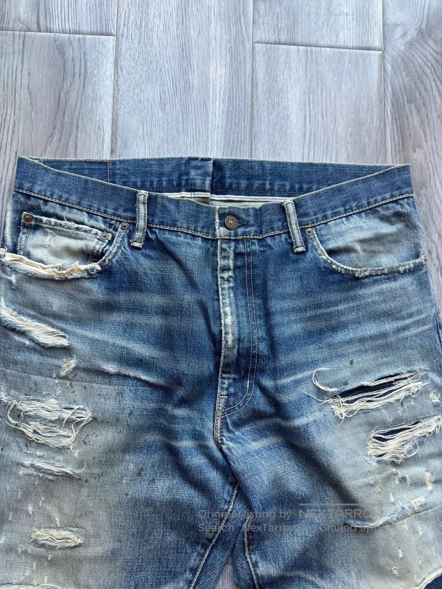 Visvim visvim 19ss Distressed Blue Jeans. Size US 36 / EU 52 - 3 Thumbnail