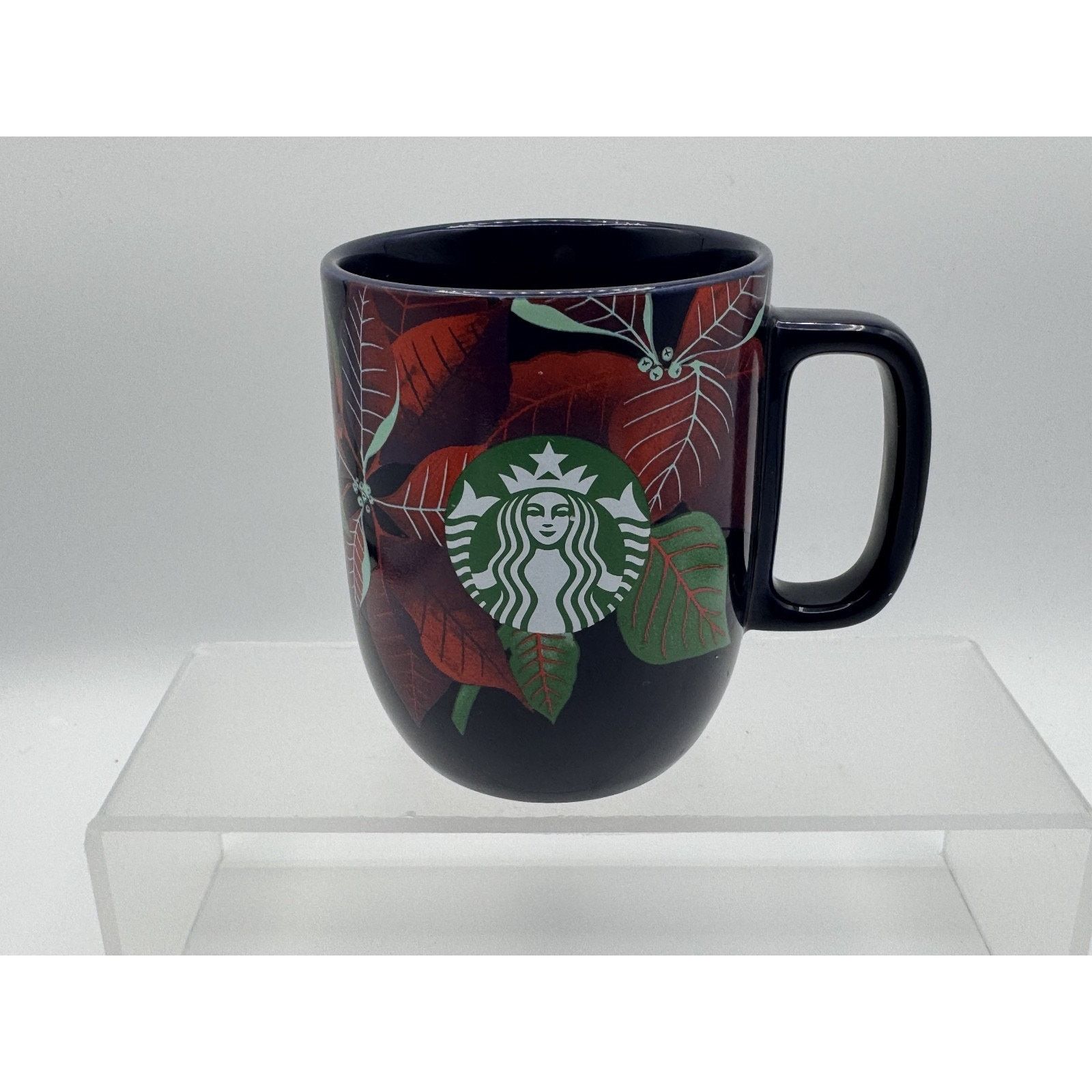 Other Starbucks Poinsettia Ceramic Coffee Mug 12oz, Cobalt Blue Size ONE SIZE - 1 Thumbnail