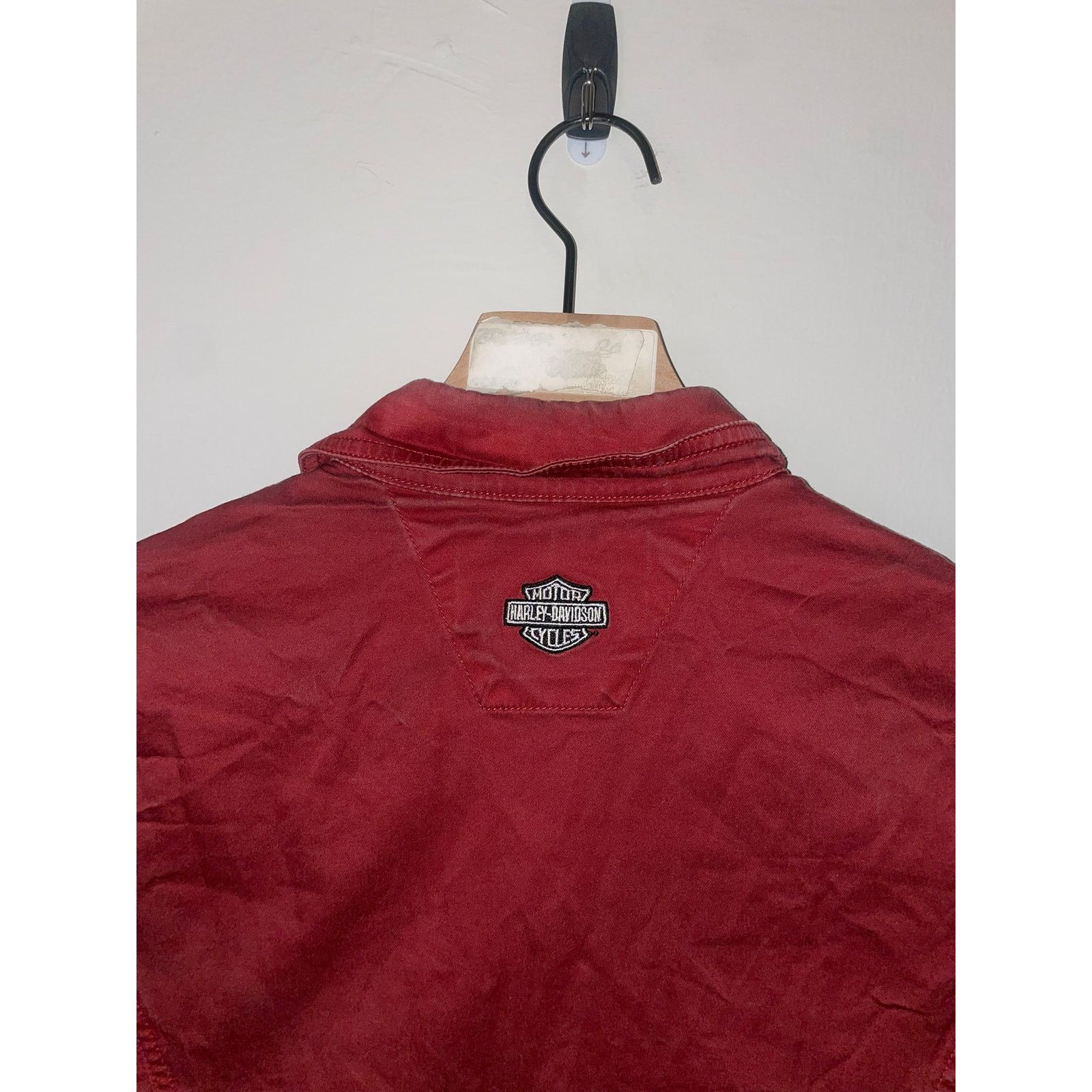 Harley Davidson Y2K Women's Harley Davidson Button Motorcycle Top Shirt L Size L / US 10 / IT 46 - 6 Thumbnail