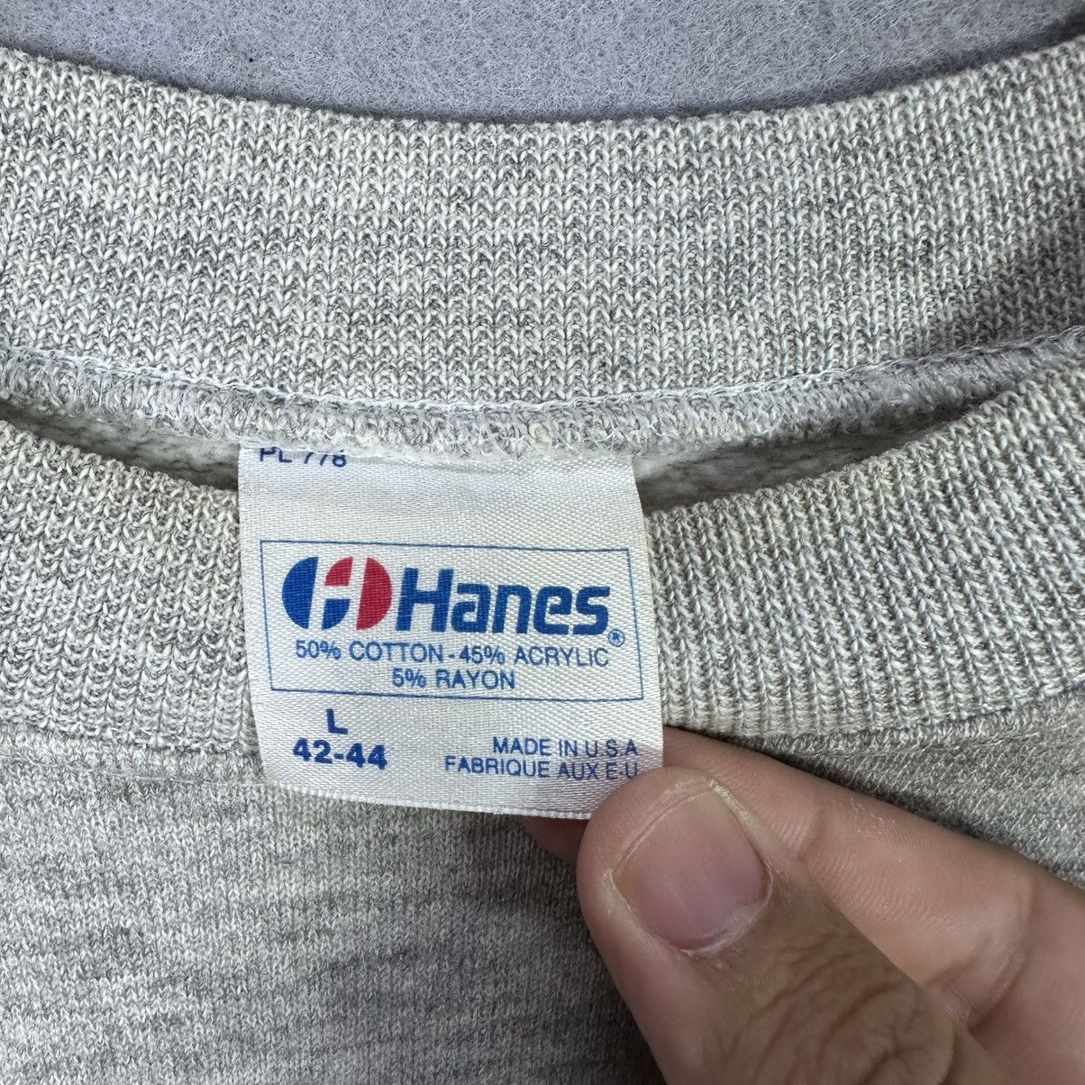 Hanes Vintage Hanes Activewear Sweatshirt USA 90s Size US L / EU 52-54 / 3 - 4 Thumbnail