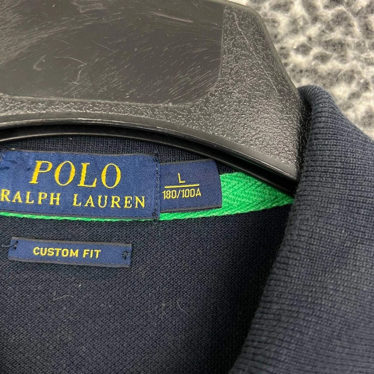 Polo Ralph Lauren Polo Ralph Lauren Polo Shirt Men Black Collared Cotton L Size US L / EU 52-54 / 3 - 7 Thumbnail