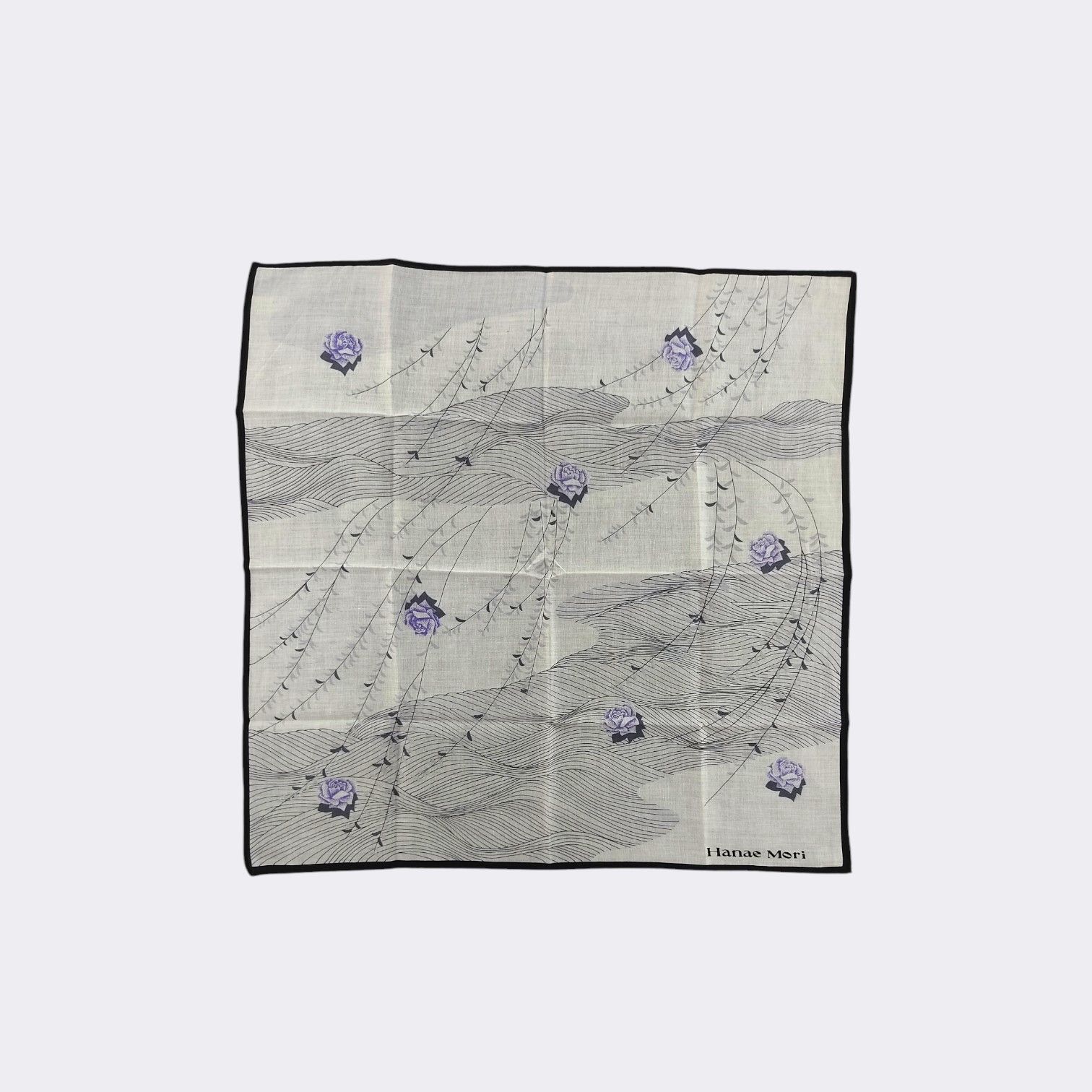 Hanae Mori Vintage Hanae Mori Handkerchief Neckerchief Bandana H401I Size ONE SIZE - 2 Thumbnail