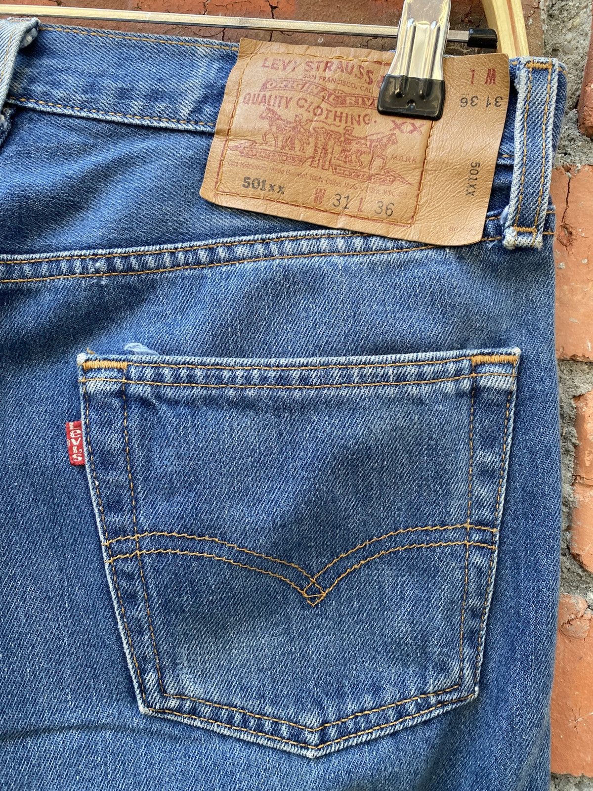 Levi's × Levi's Vintage Clothing × Vintage W31x30 vintage levi's 501xx made in USA Size US 31 - 3 Thumbnail