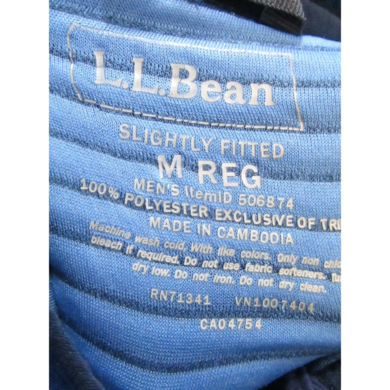 Vintage L.L.Bean Sweater Medium Blue Hiking Fleece Pullover Outdoor Casual Logo Regular Fit Mens Size US M / EU 48-50 / 2 - 3 Thumbnail