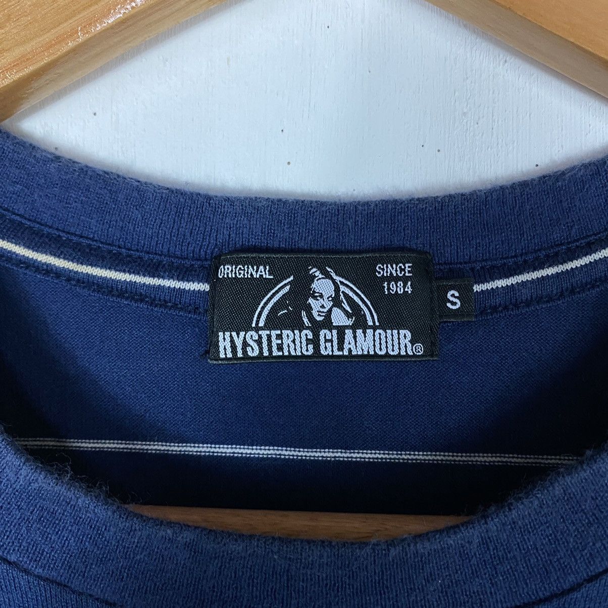 Hysteric Glamour HYSTERIC GLAMOUR NAVY STRIPED TEE Size US S / EU 44-46 / 1 - 8 Thumbnail
