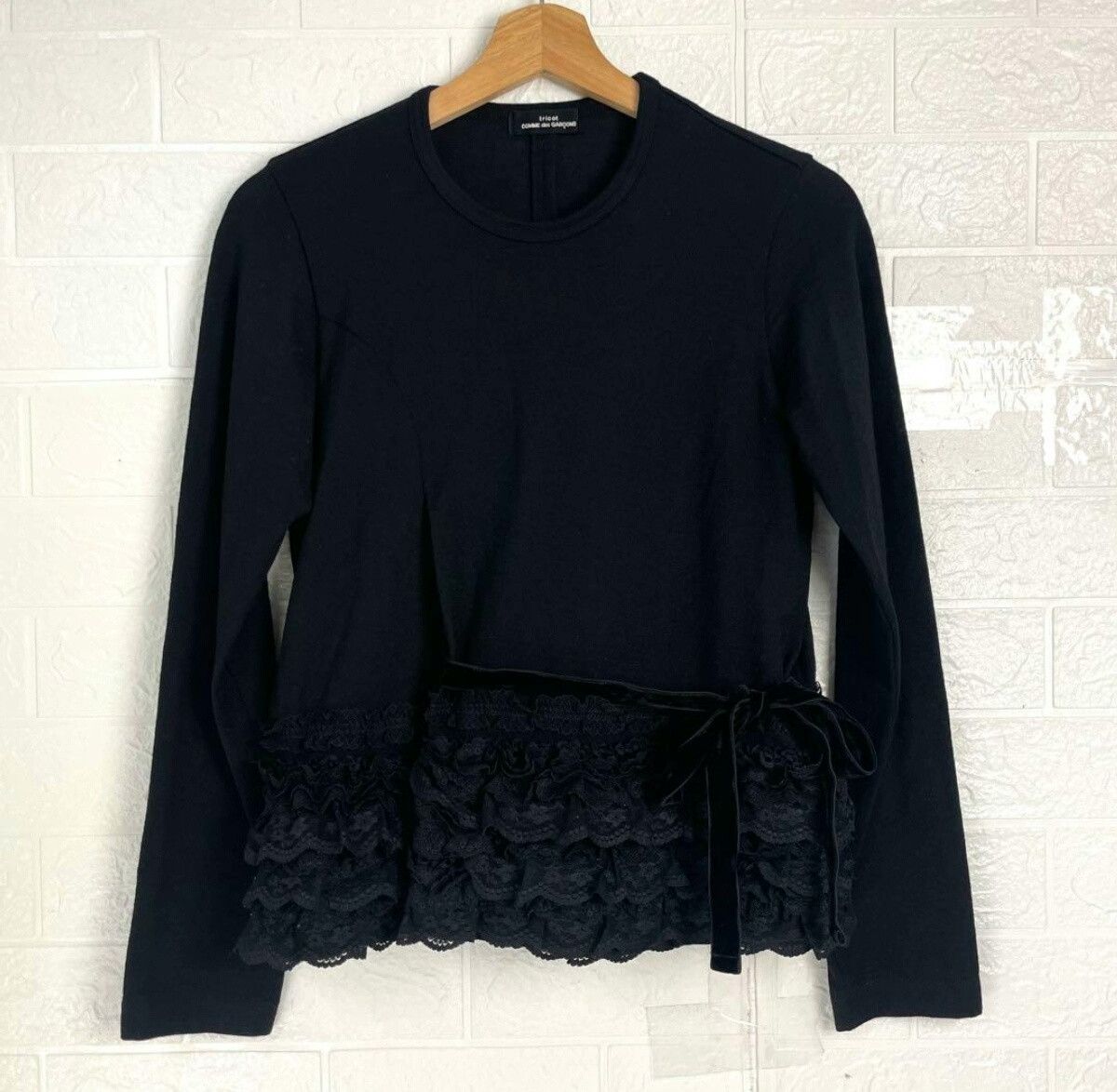 Comme des Garcons COMME des GARÇONS Lace Trim Top Size M / US 6-8 / IT 42-44 - 1 Thumbnail
