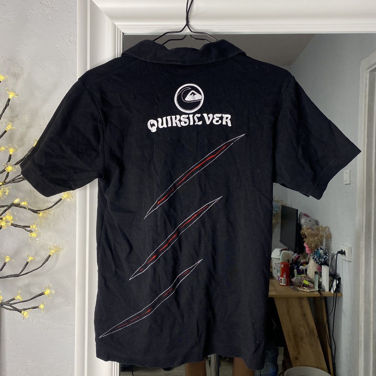 Quiksilver QUIKSILVER SURF BRAND Y2K BIG LOGO POLO T SHIRT Size US S / EU 44-46 / 1 - 2 Thumbnail