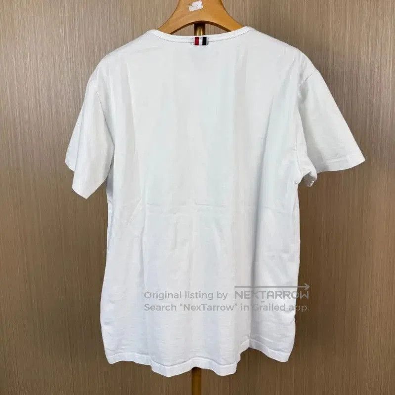 Thom Browne Thom Browne White Cotton Women's T-Shirt . Size M / US 6-8 / IT 42-44 - 2 Thumbnail