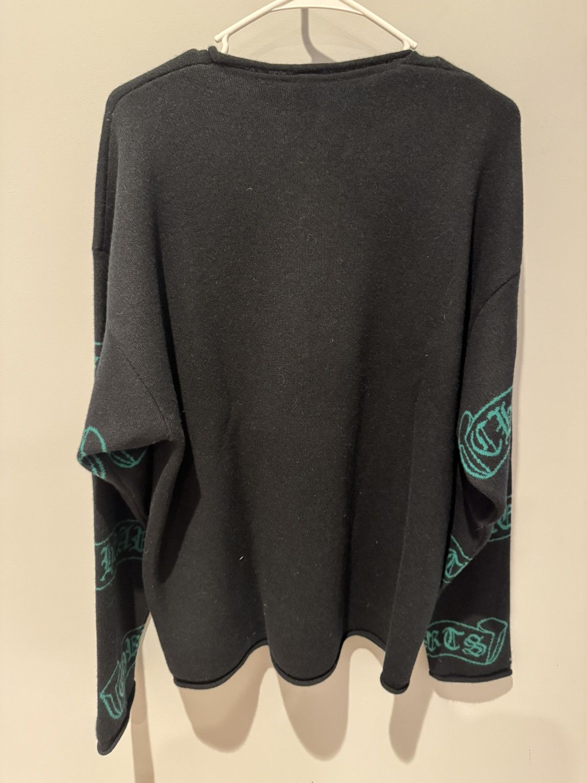Chrome Hearts Cashmere Black/Green Chrome Hearts Sweater Size US L / EU 52-54 / 3 - 3 Thumbnail