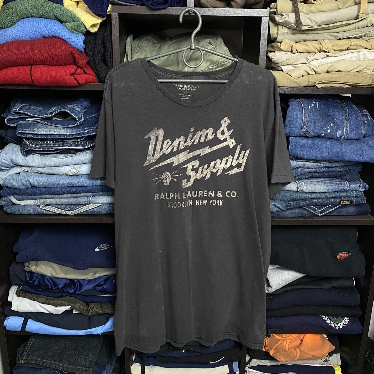 Denim & Supply Ralph Lauren Luxury Denim & Supply Ralph Lauren Big Logo y2k tee Size US XL / EU 56 / 4 - 1 Thumbnail