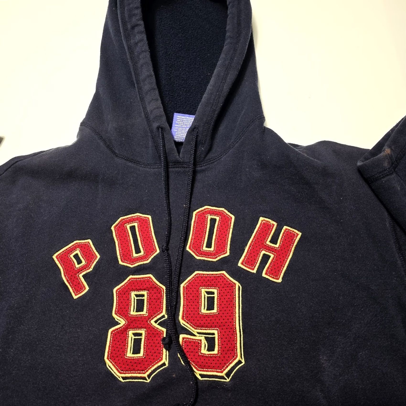 Disney VINTAGE Disney Winnie The Pooh Hoodie Women’s Large Blue Long Sleeve Pocket Y2k Size L / US 10 / IT 46 - 3 Thumbnail