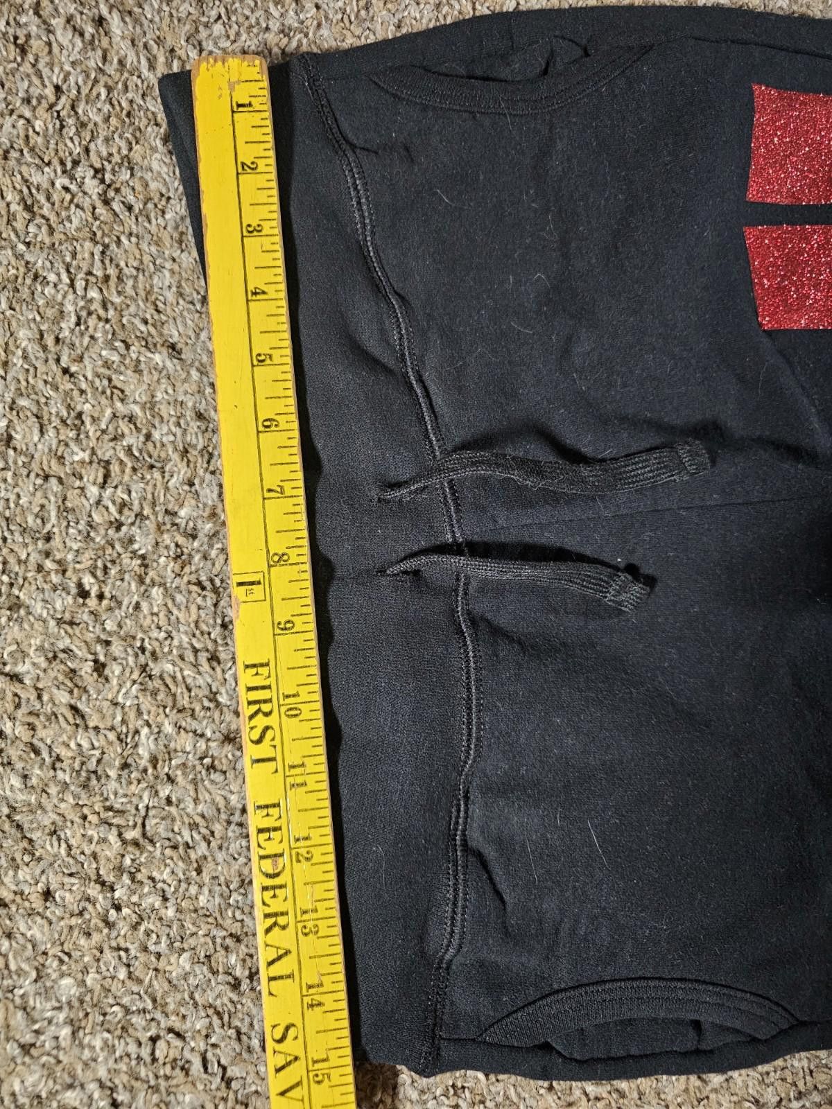 Other UEC Dance sweat pants Black Red Glitter Size 36" / US 14 / IT 50 - 5 Thumbnail