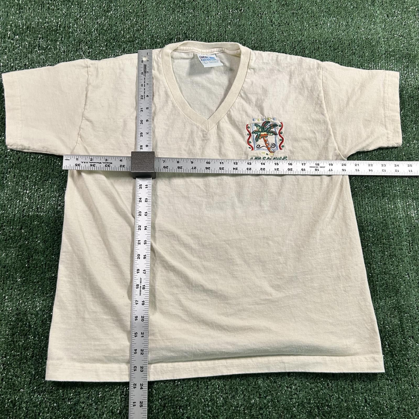 Other Caribbean Vintage Men's T-Shirt with Embroidered Logo. L Size US L / EU 52-54 / 3 - 3 Thumbnail