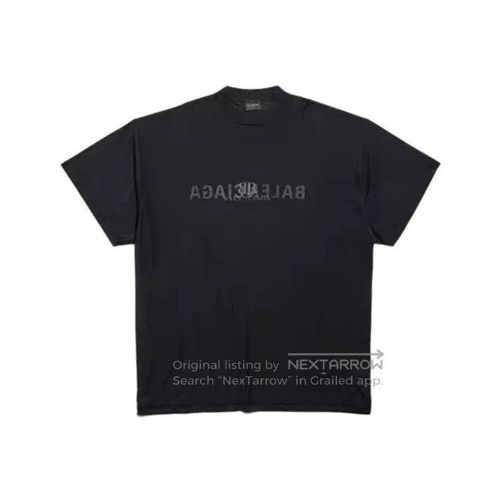 Balenciaga Balenciaga Logo Print Short Sleeve T. Size US L / EU 52-54 / 3 - 1 Thumbnail
