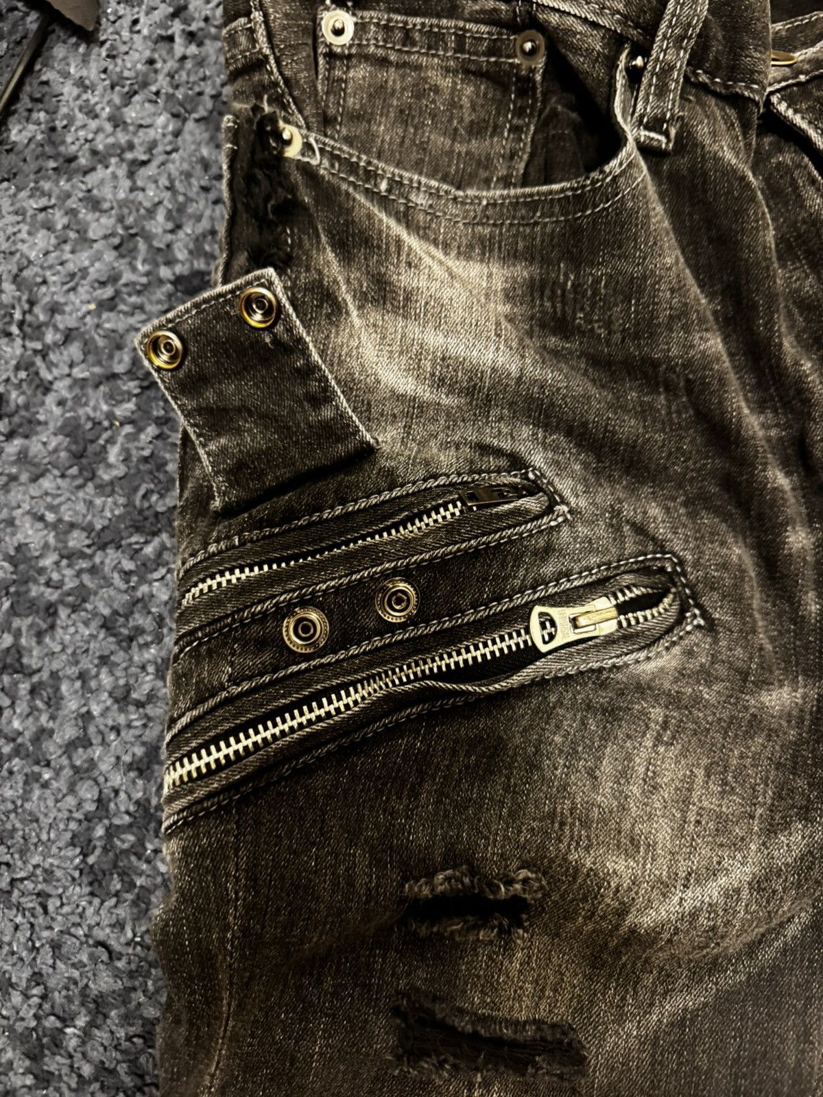 Le Grande Bleu (L.G.B.) LGB Le grande Bleu Archive Ripped Pants Size US 28 / EU 44 - 9 Thumbnail