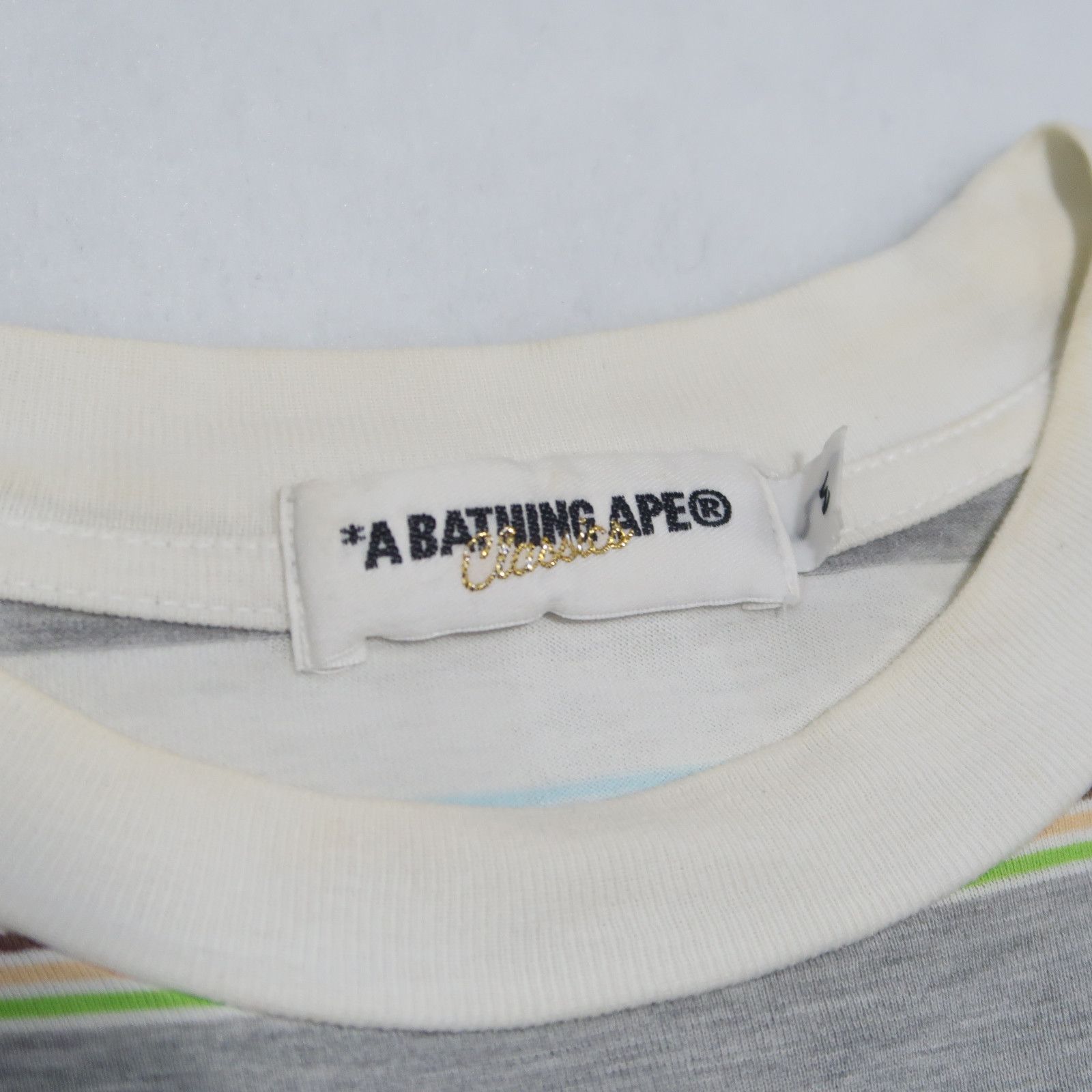 Bape 2008 OG Bape Psychedelic Prisoner Stripe Long Sleeve Size US M / EU 48-50 / 2 - 4 Thumbnail