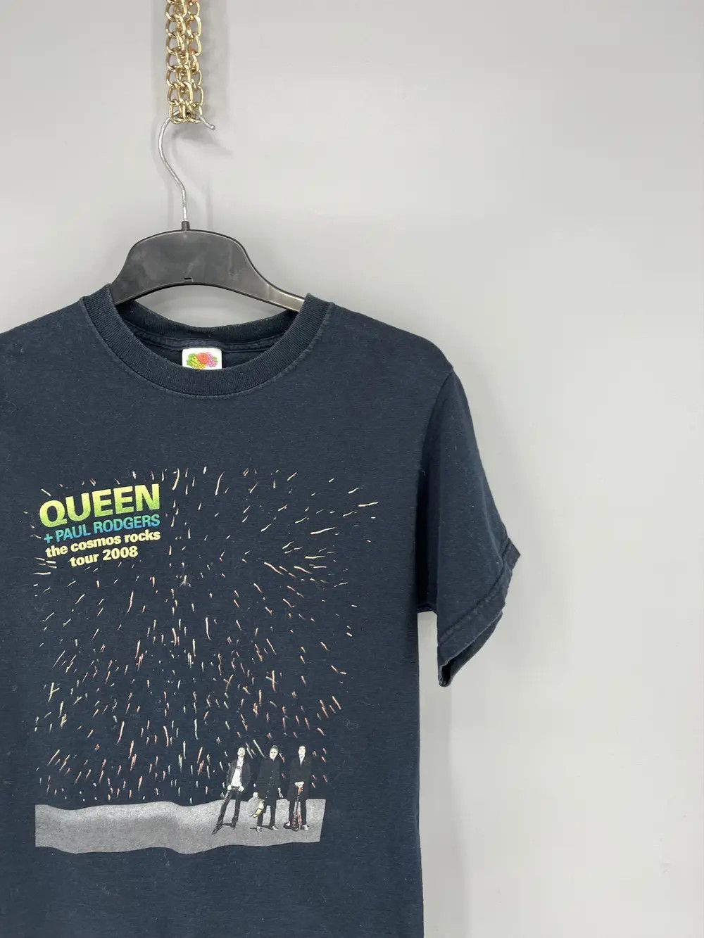 Band Tees × Vintage Vintage Queen + Paul Rodgers the cosmos rocks tee 2008 Size US S / EU 44-46 / 1 - 5 Thumbnail