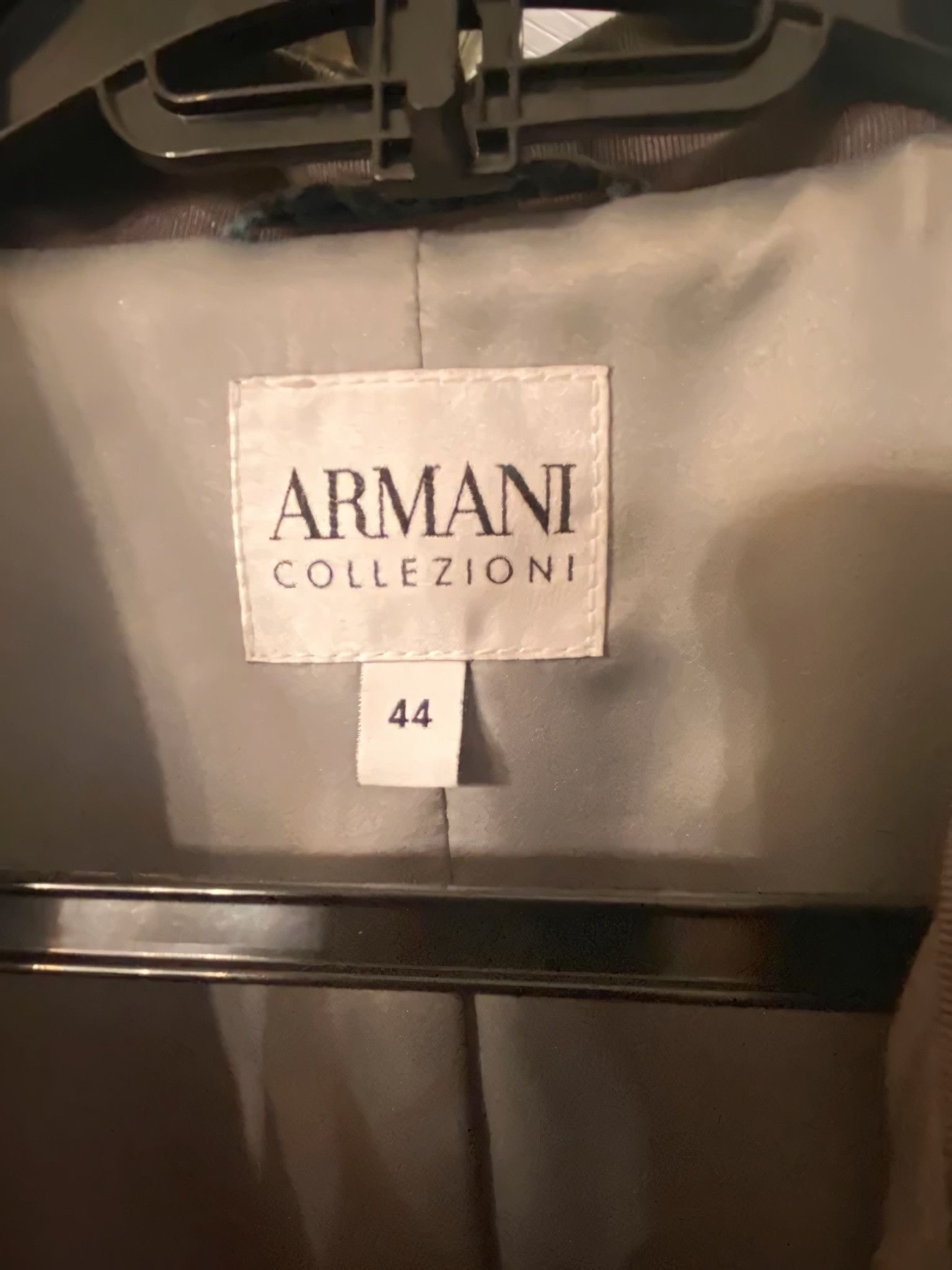 Armani Collezioni GOATSKIN LEATHER SNAKE SKIN PATTERN JACKET Size M / US 6-8 / IT 42-44 - 5 Thumbnail