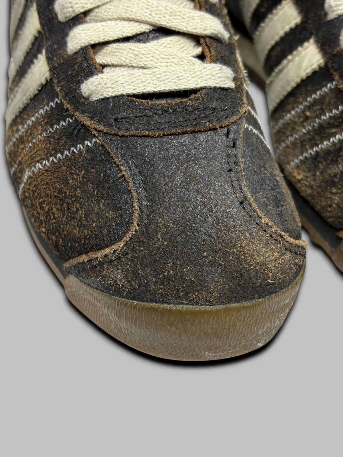 Adidas 2008 Adidas Chile 62 Low Top Leather Sneakers Shoes Brown Size US 5 / EU 37 - 8 Thumbnail
