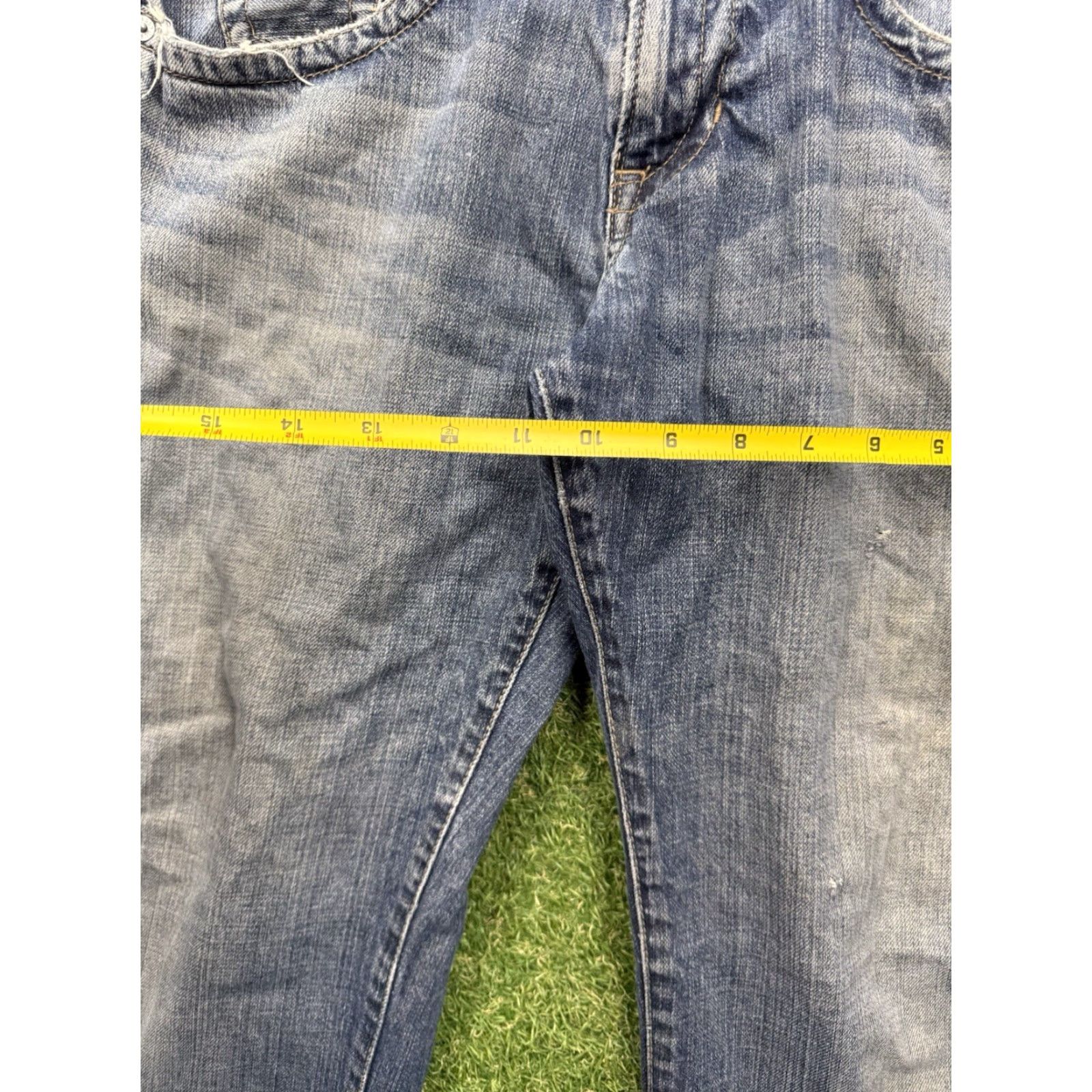 Guess VINTAGE GUESS Jeans 30x32 Rebel Straight Leg Denim Jeans Mens 90s 80s Blue Medium Wash 5-Pocket Pattern Solid 90s Theme Size US 30 / EU 46 - 4 Thumbnail