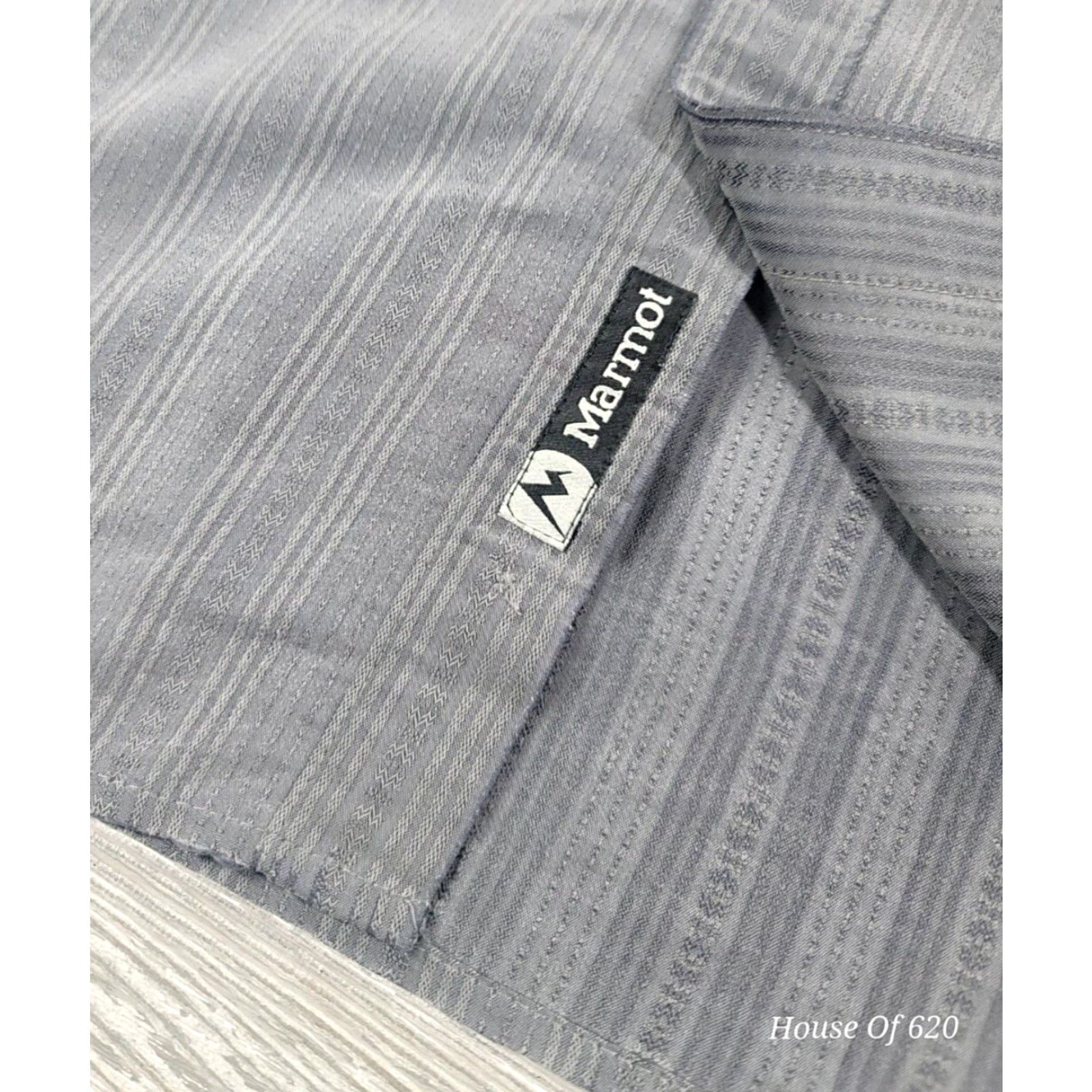 Marmot Marmot Shirt Mens L Gray Southwestern Casual Hiking Climbing Camp Sport Logo Size US L / EU 52-54 / 3 - 7 Thumbnail