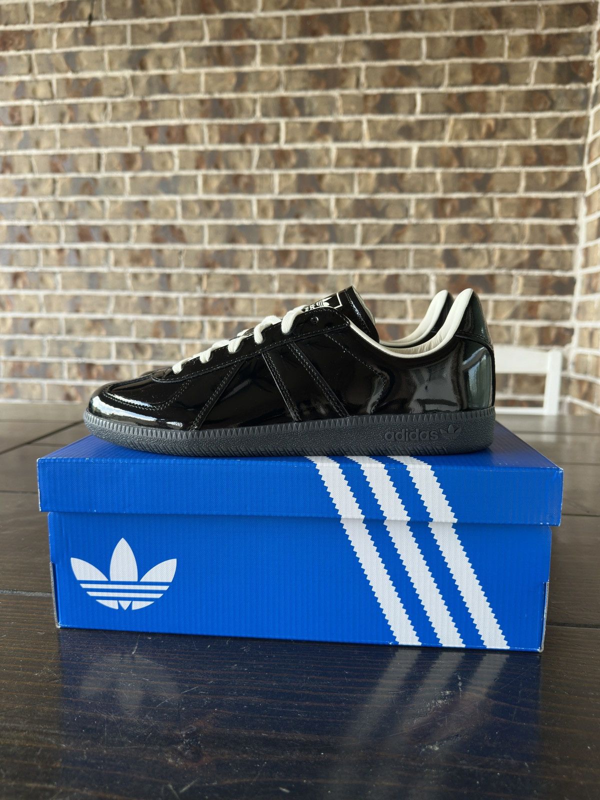 Adidas adidas BW Army Core Black Patent Leather Size US 9 / EU 42 - 5 Thumbnail