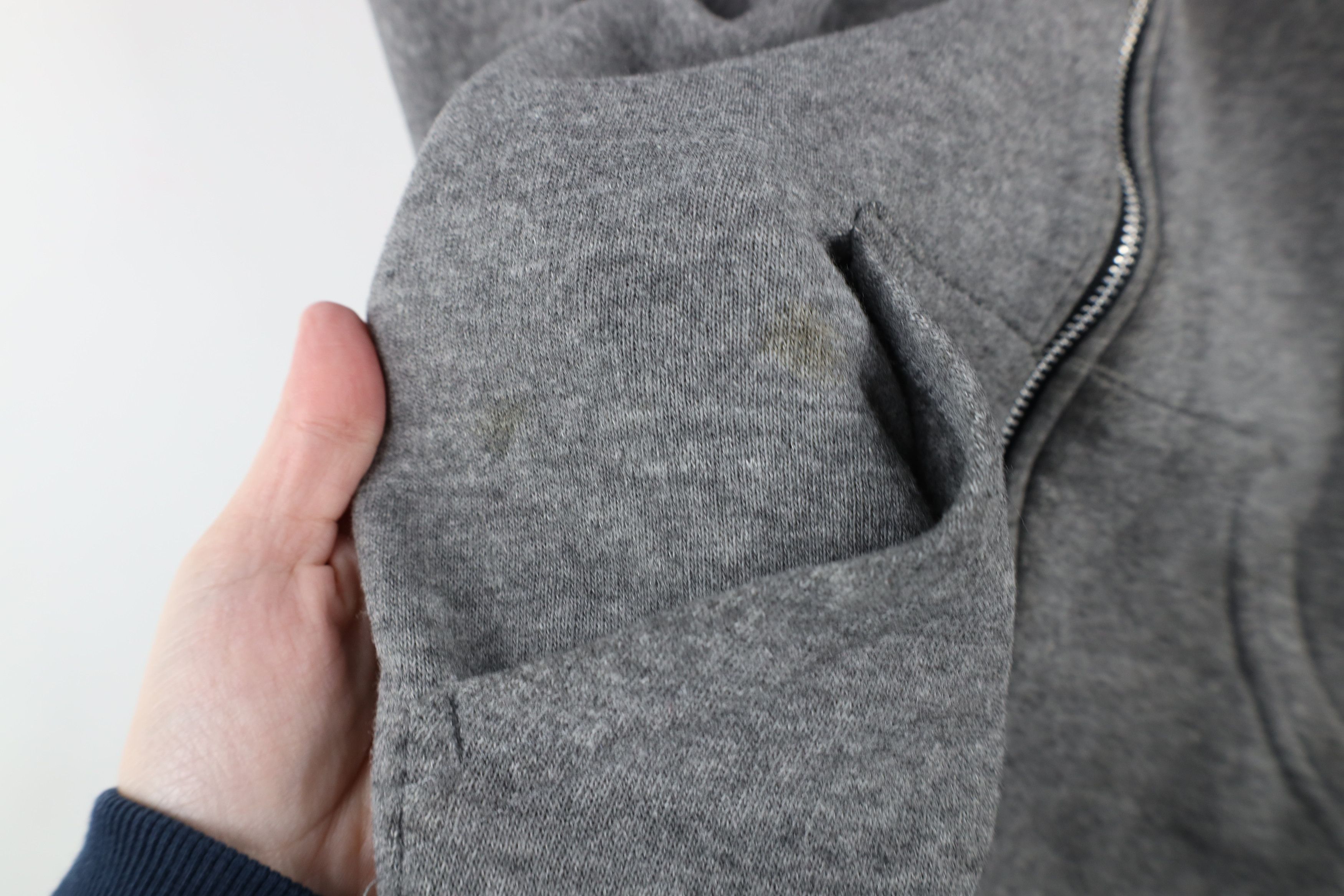 Vintage Vintage 70s Streetwear Distressed Triblend Full Zip Hoodie Size US S / EU 44-46 / 1 - 5 Thumbnail