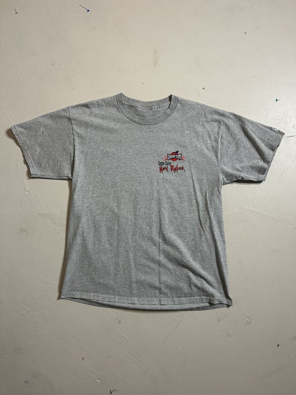 Vintage Vintage 90s NBA Olympic Dream Team T Shirt Size US XL / EU 56 / 4 - 3 Thumbnail