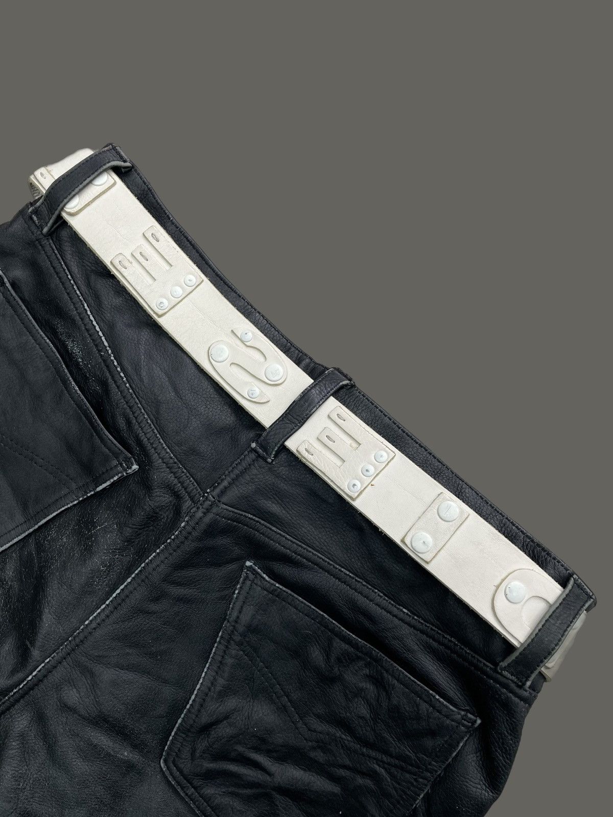 Diesel Diesel white leather belt Y2K big logo industrial style 90s Size ONE SIZE - 1 Thumbnail